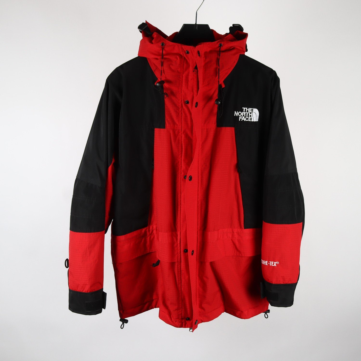 Jacka, The North Face, röd, svart, stl. M