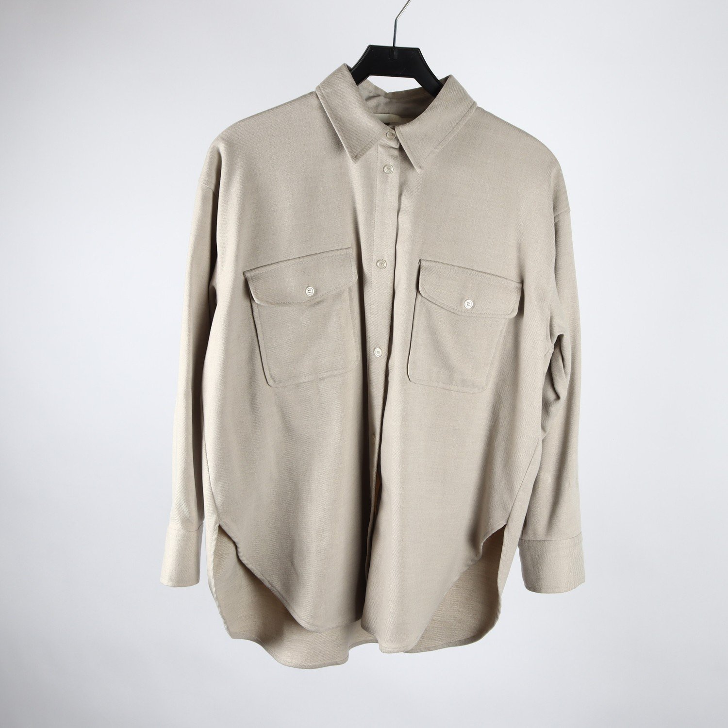Skjorta, H&M, beige, stl. S