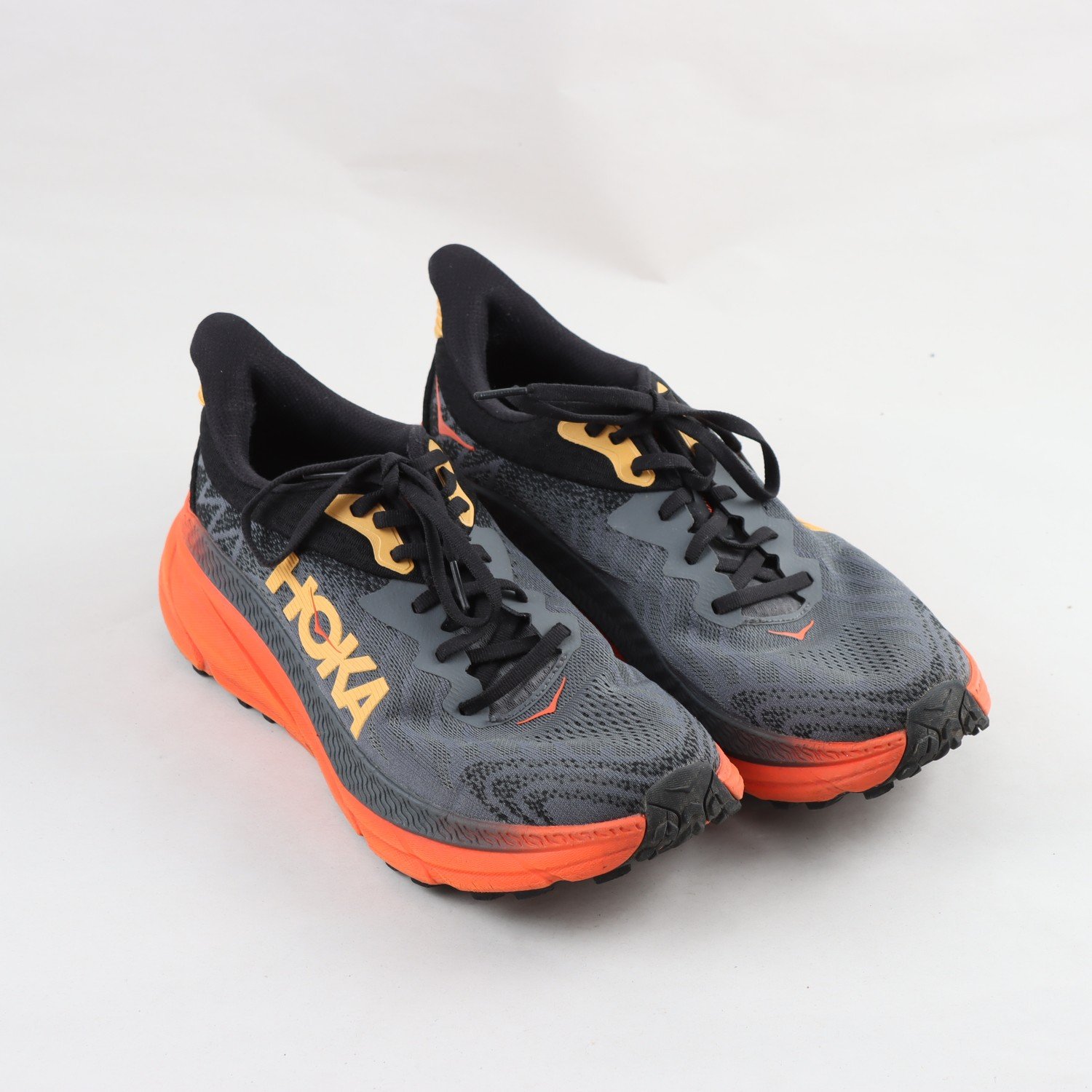 Sneakers, Hoka, grå, svart, orange, stl. 42 2/3