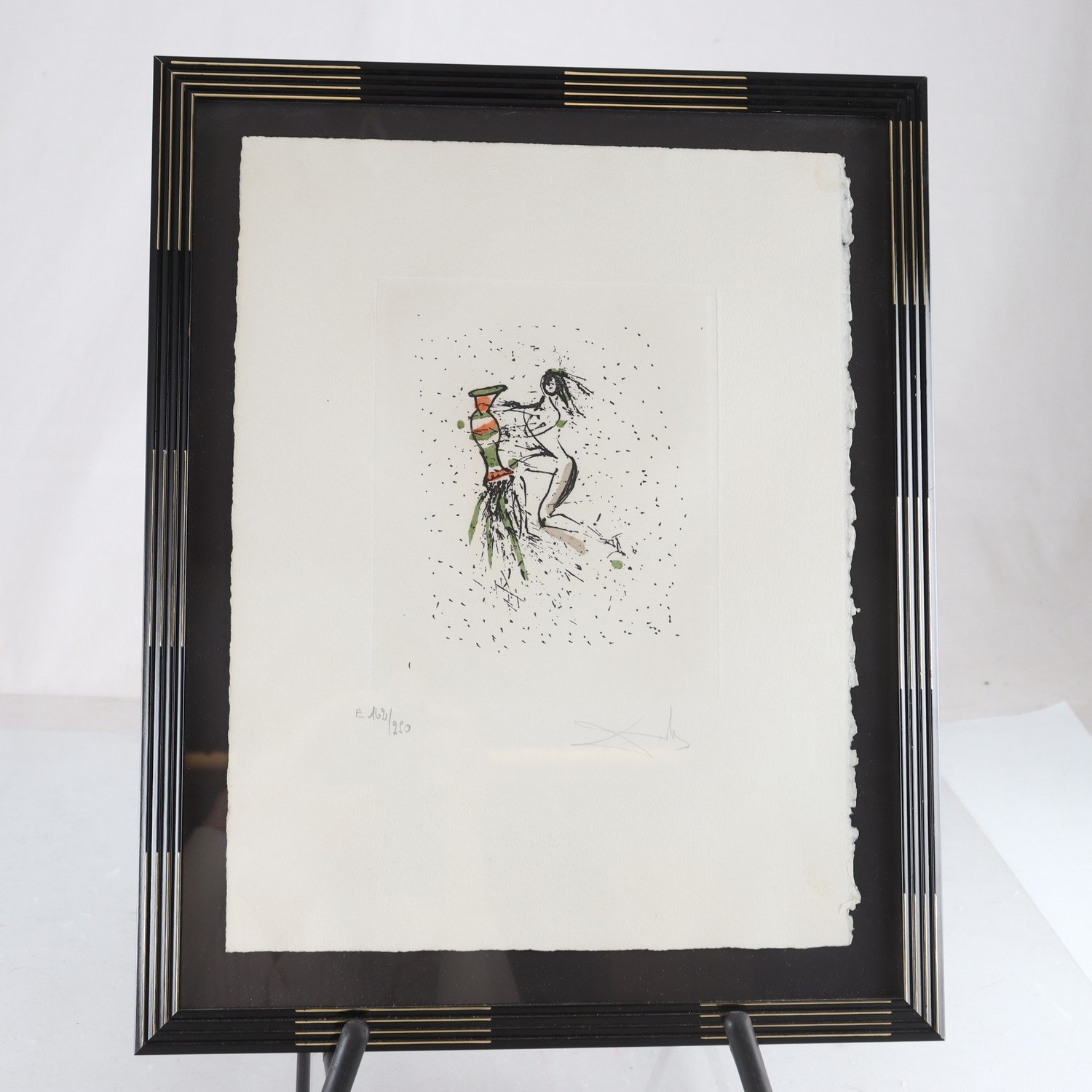 Litografi, Salvador Dali, signerad, Samfraktas ej.