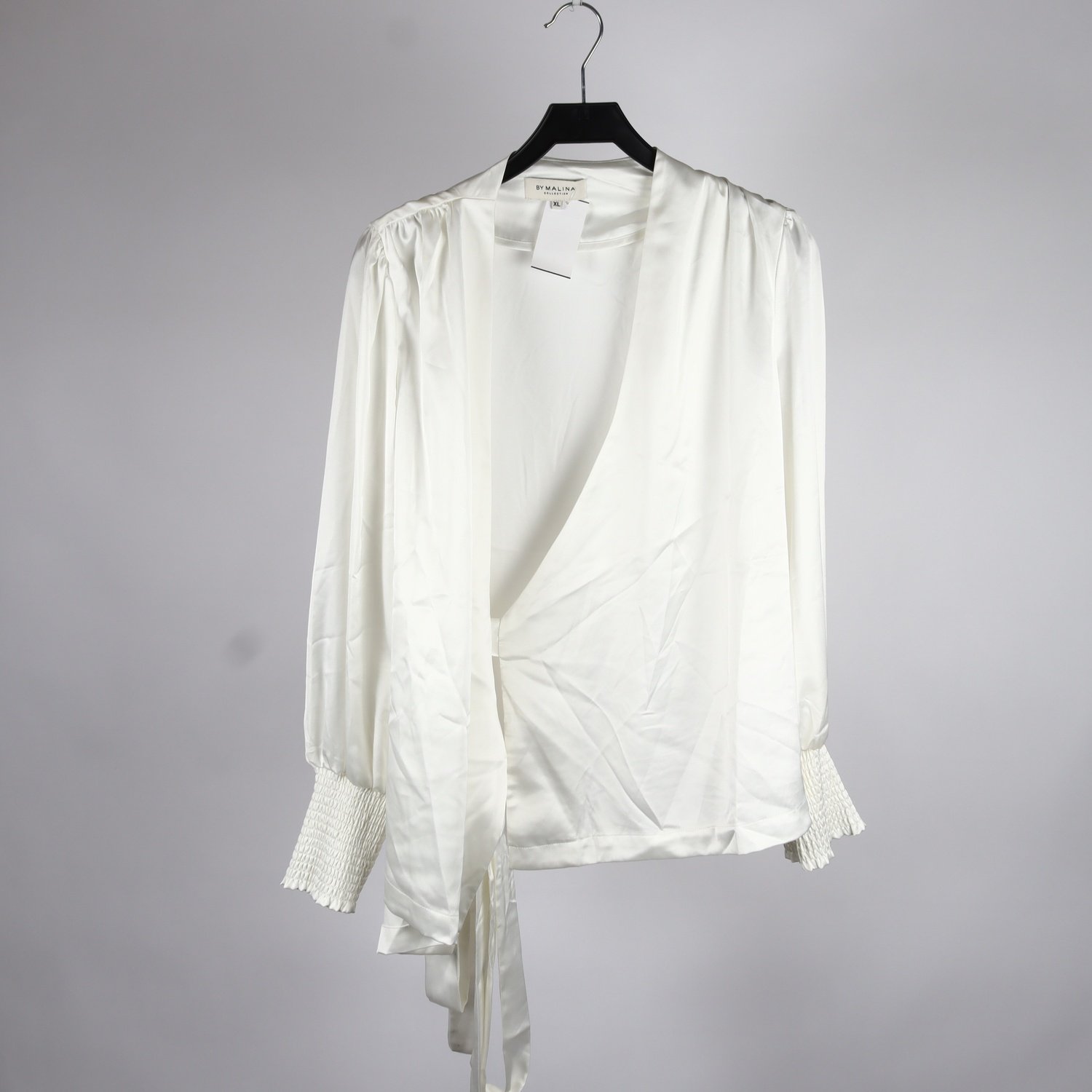 Blus, By Malina, vit, stl. XL