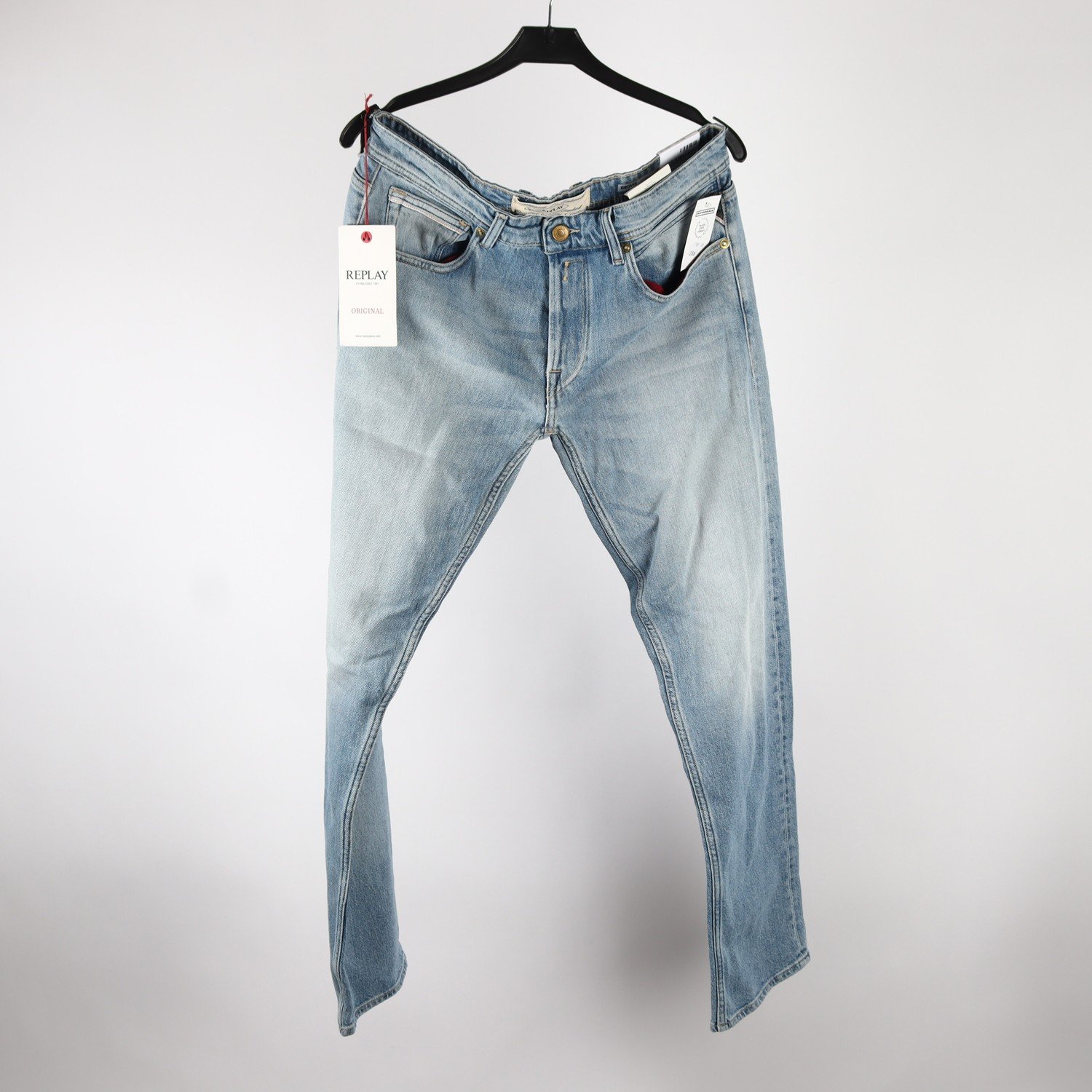 Jeans, Replay, blå, stl. W31 L30
