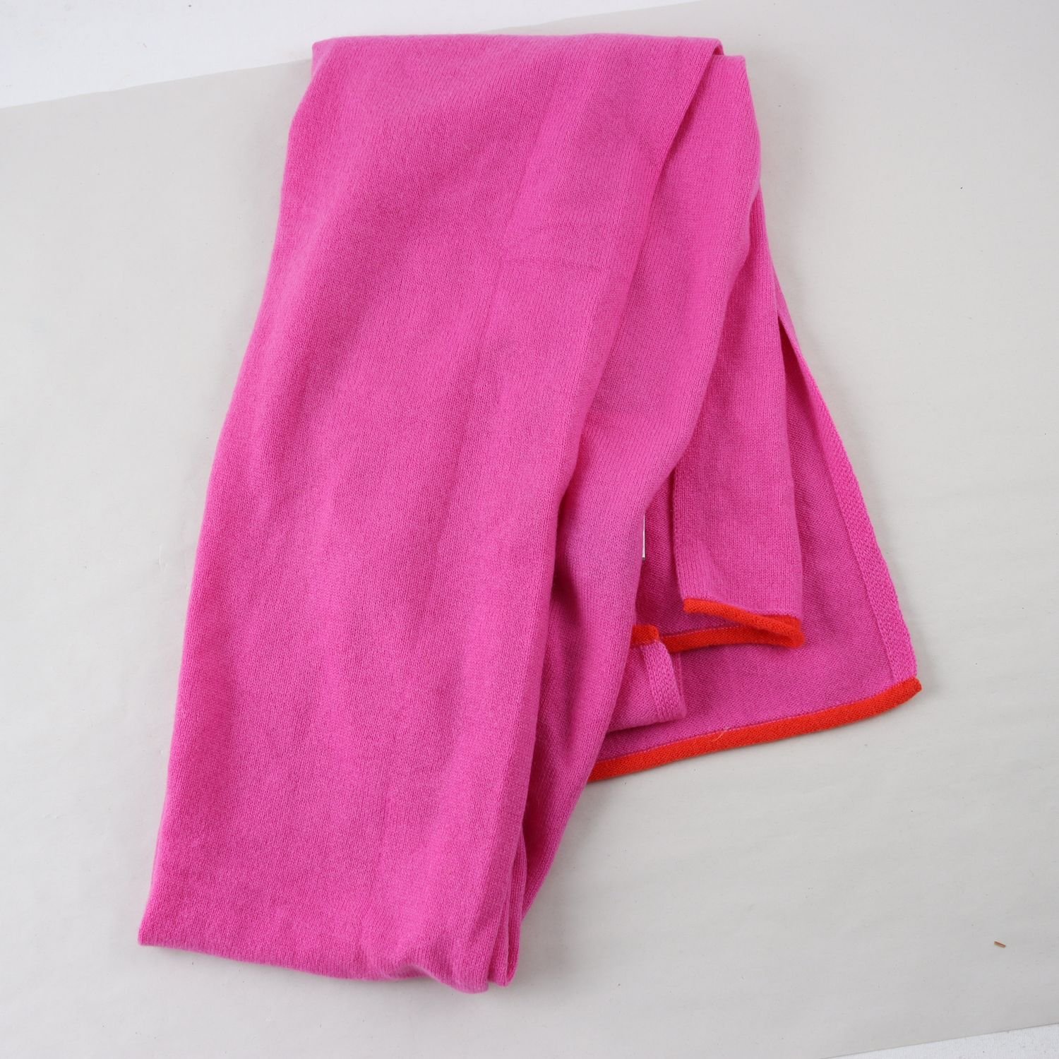 Halsduk, Gudrun Sjödén, rosa, orange, ull, cashmere