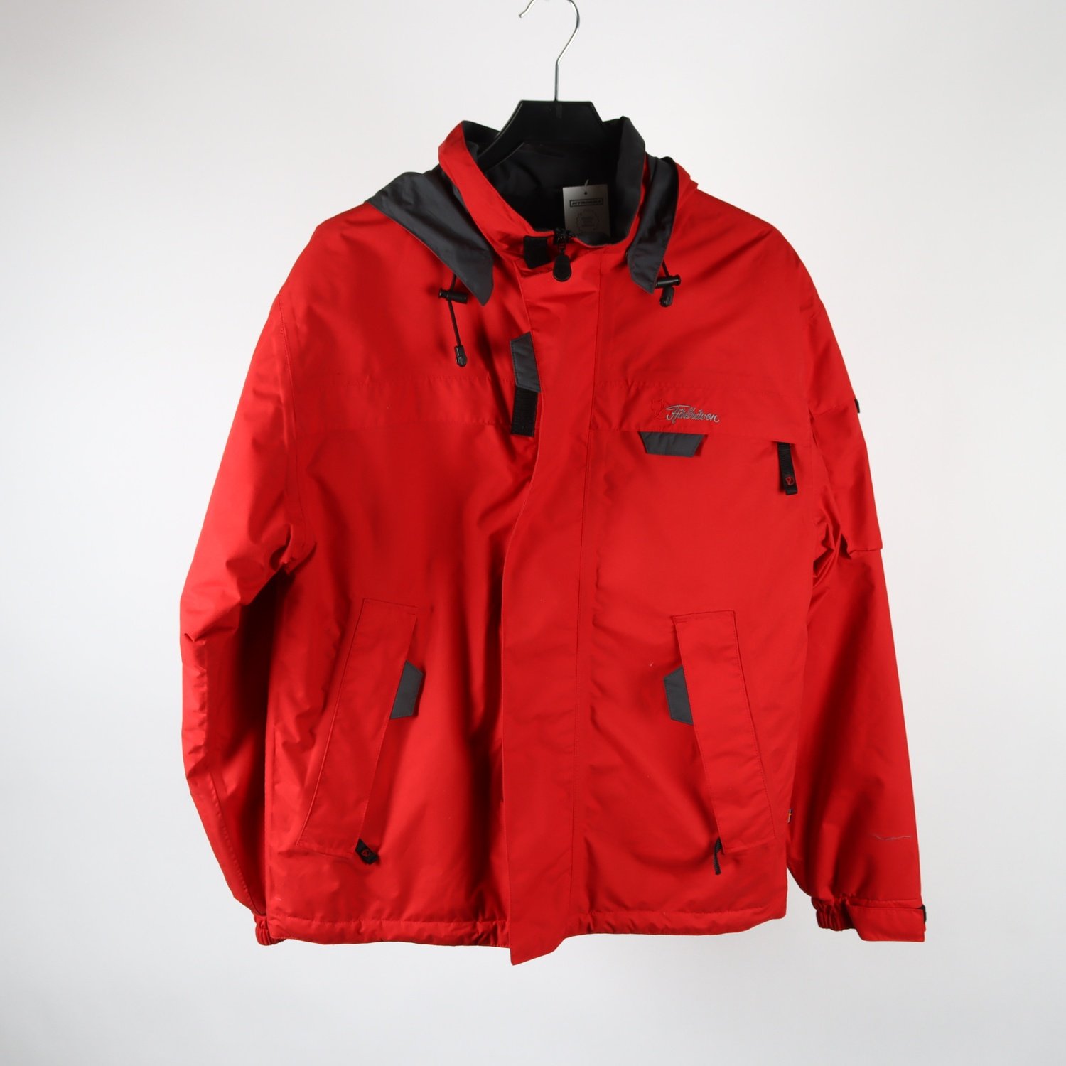 Täckjacka, Fjällräven, röd, stl. S