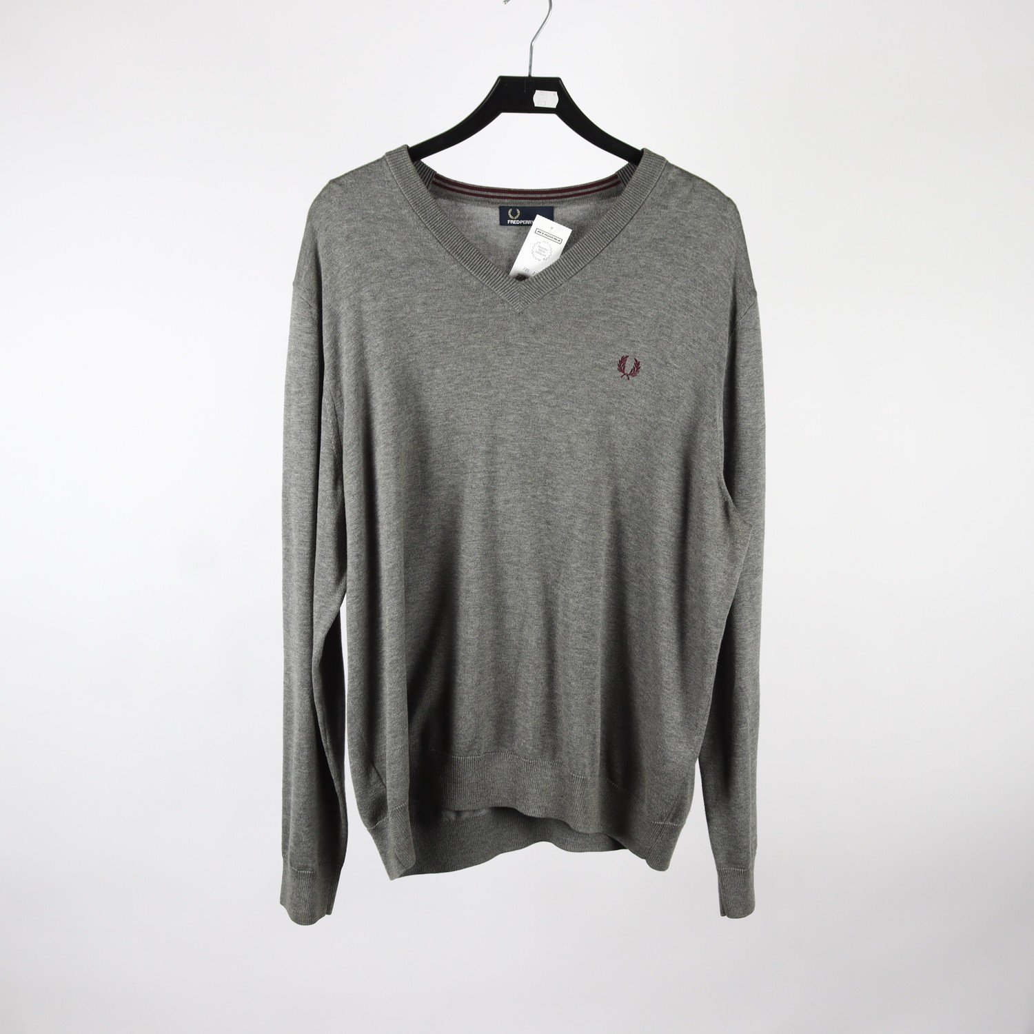 Tröja, Fred Perry, grå, stl. XL