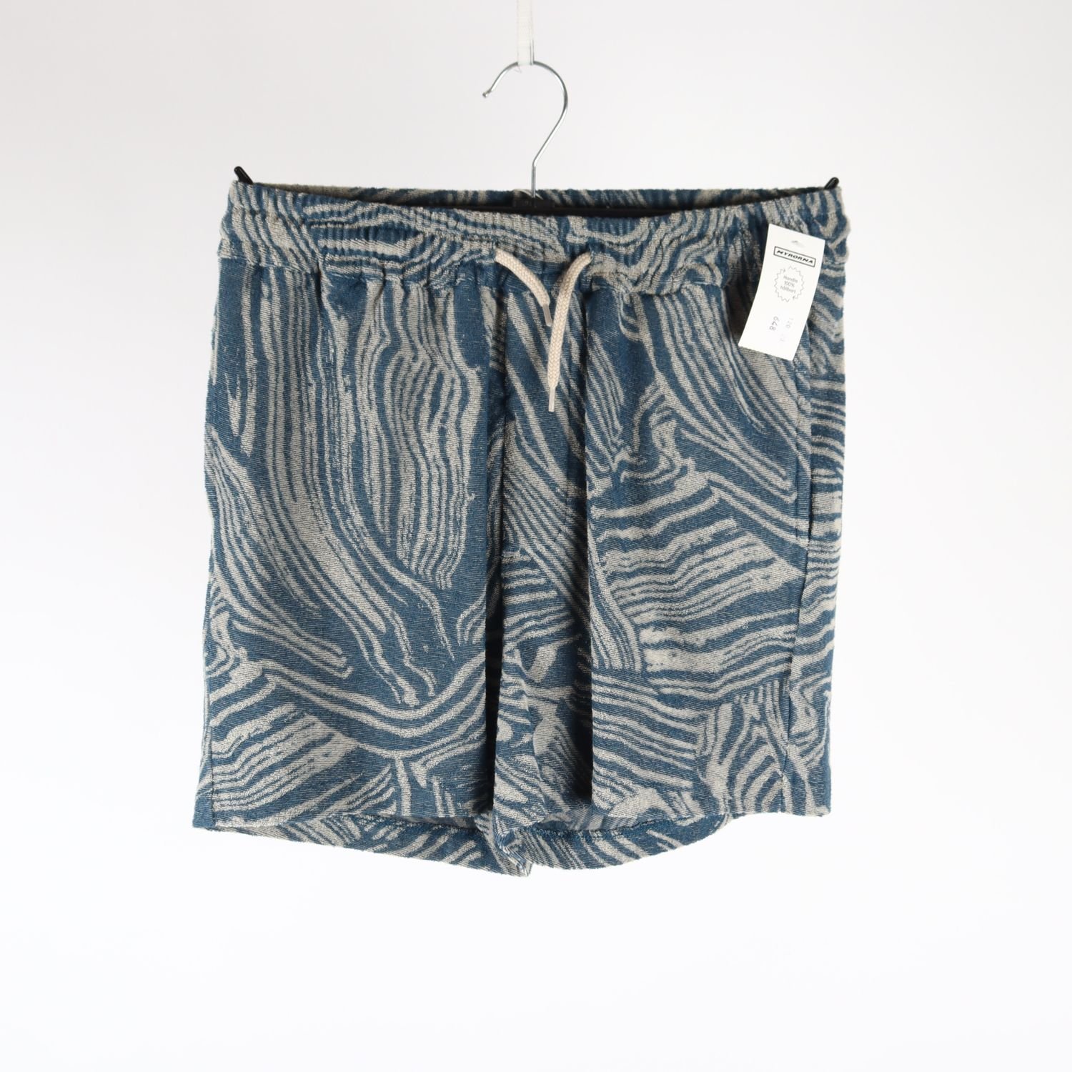 Shorts, Dedicated, blå, grå, frotté, stl. XS