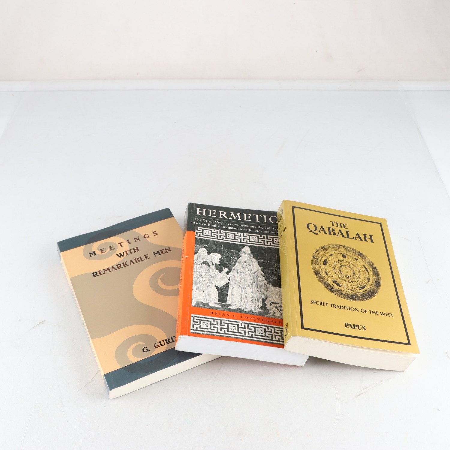 Esoteriskt bokpaket, 3 vol: Gurdjieff, Hermetica, Qabalah