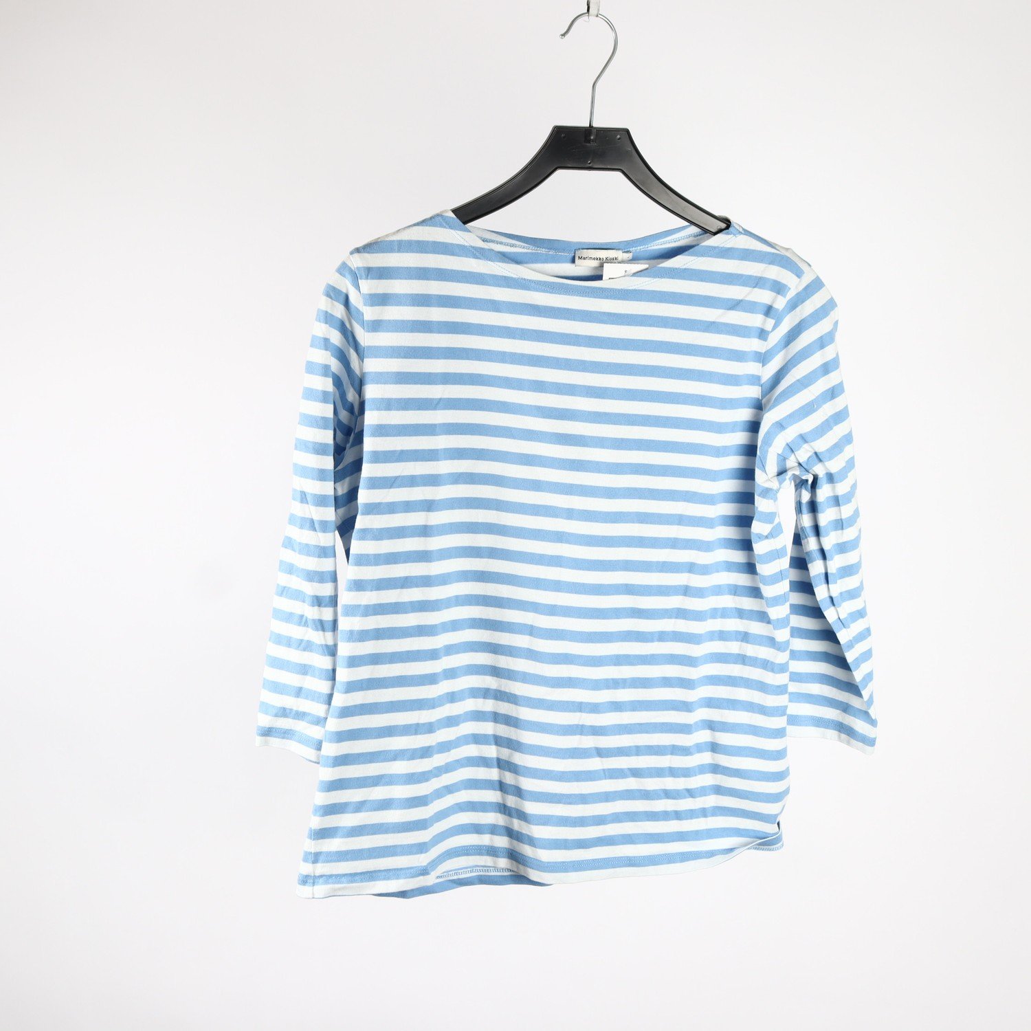 Tröja, Marimekko, blå, vit, randig, stl. L