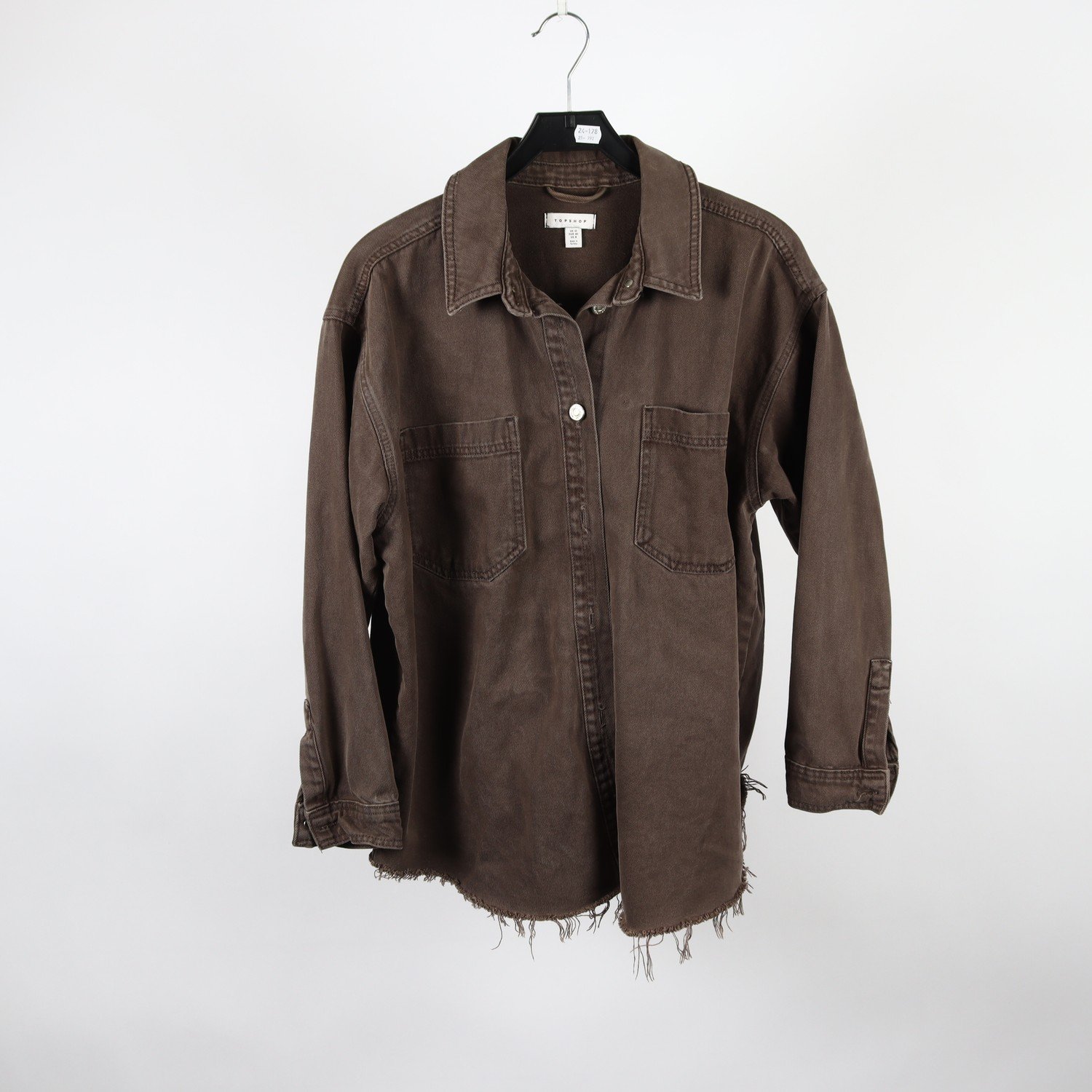 Jeansskjorta, Topshop, stl. 40