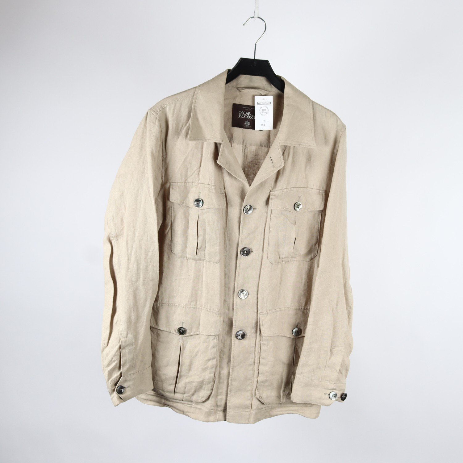 Jacka/overshirt, Oscar Jacobson, beige, stl. 48