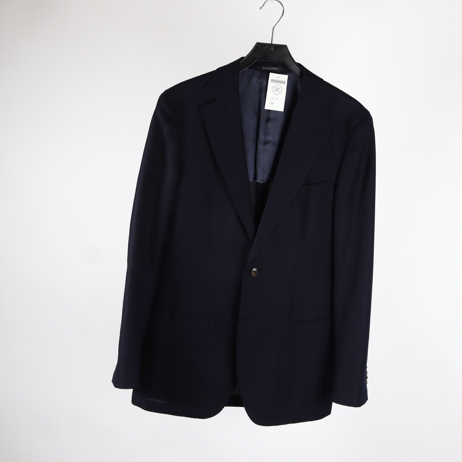 Kavaj, Suitsupply, blå, stl. 48