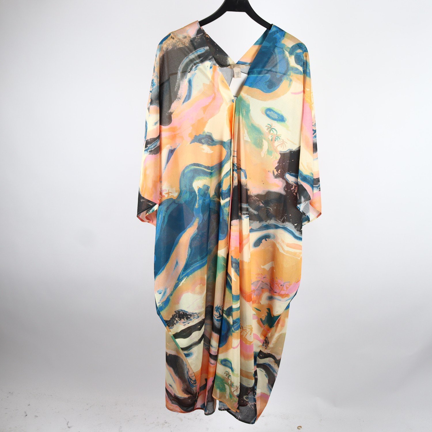 Strandklänning, H&M, mönstrad, stl. XL/XXL