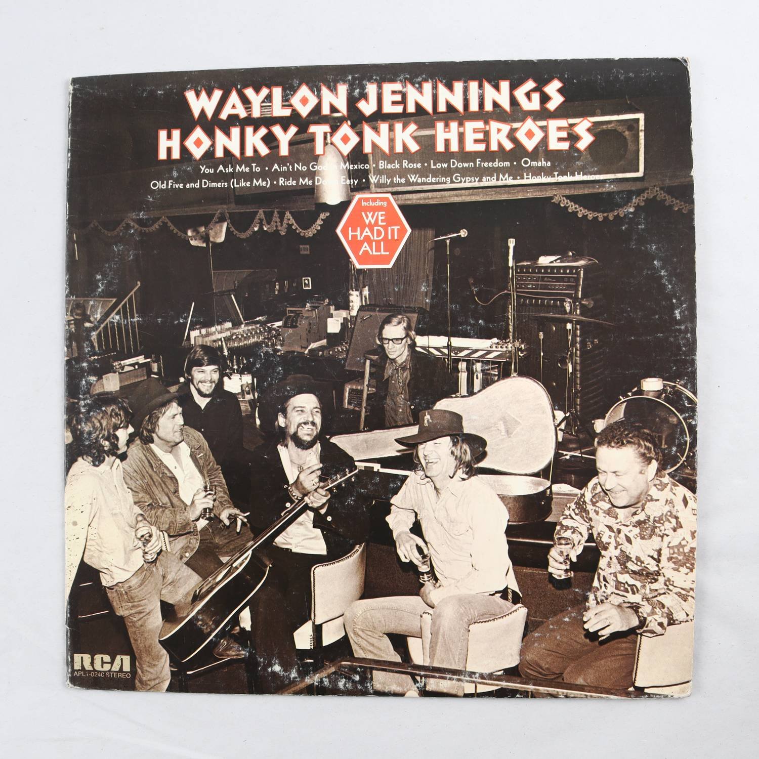 LP Waylon Jennings, Honky Tonk Heroes