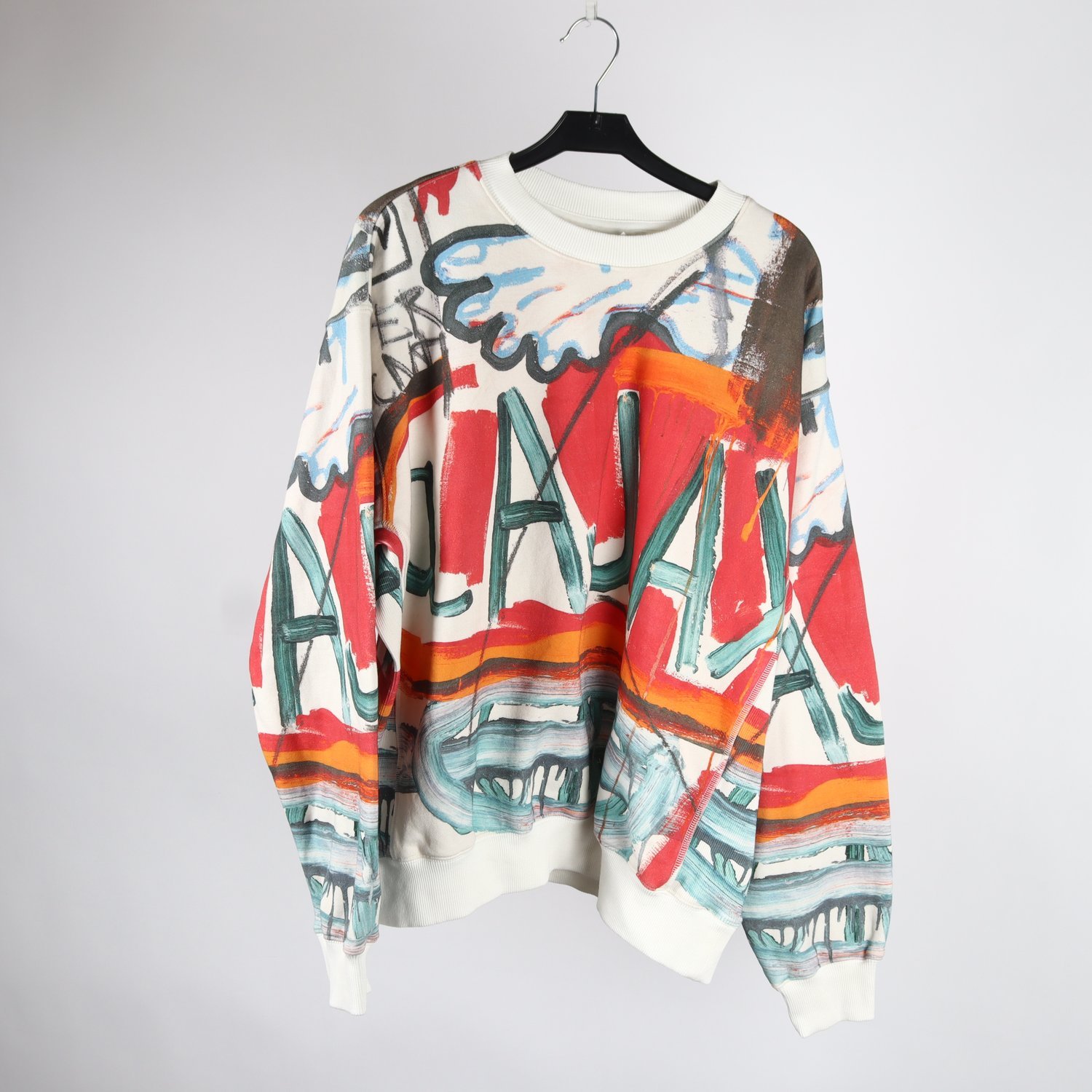 Tröja, Jean-Michel Basquiat by Ev Bravado & Tela DÀmore x H&M, mönstrad, stl. M