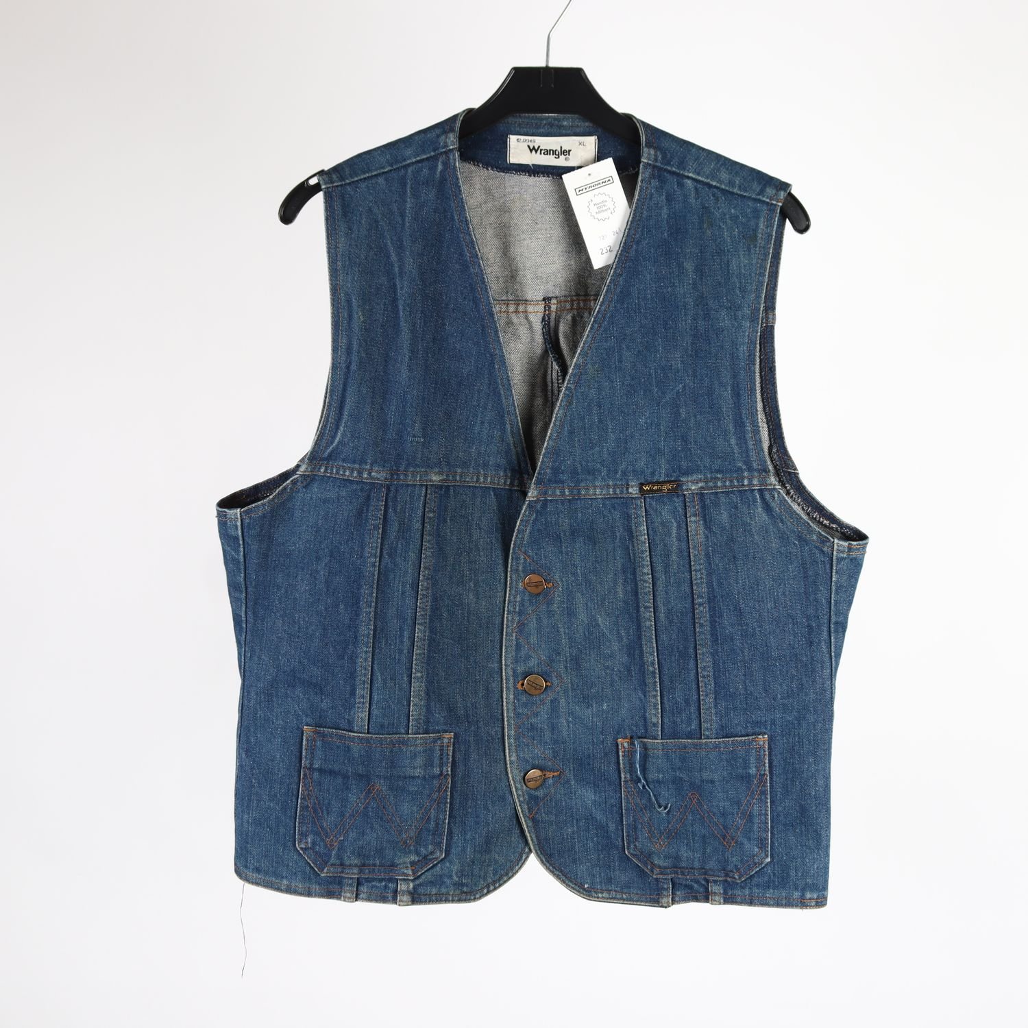 Jeansväst, Wrangler, blå, stl. XL