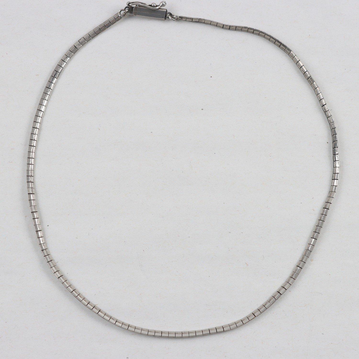 Halsband, silver 925, semi-stelt, vintage, vikt: 13g