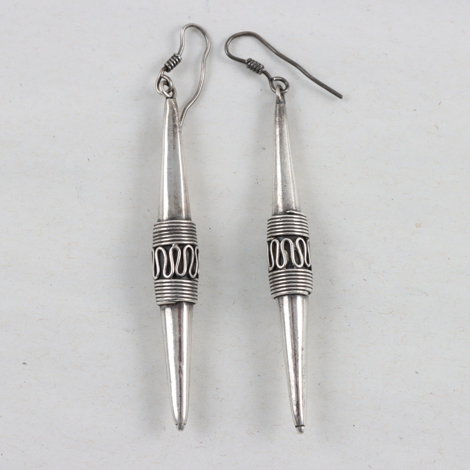 Örhängen, silver, vintage, vikt: 15,1g