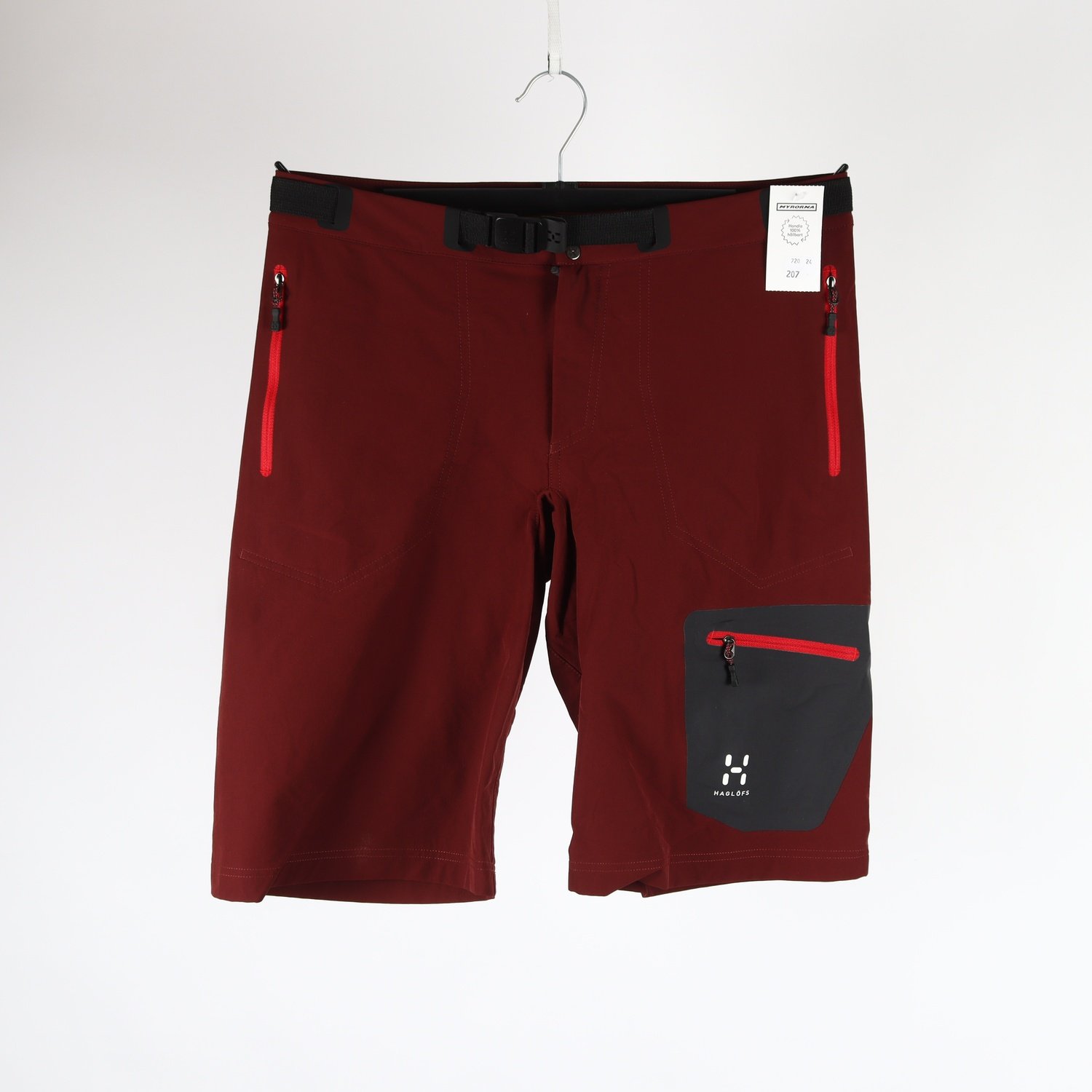 Shorts, Haglöfs, vinröd, stl. M