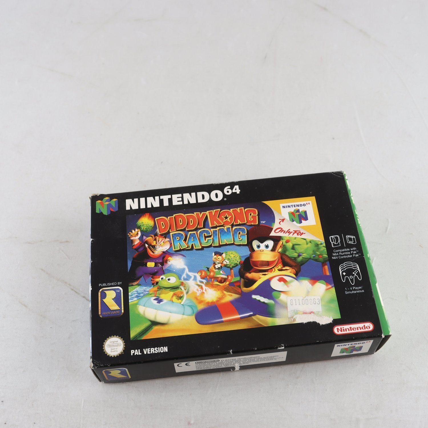 Spel, Nintendo 64, Diddy Kong Racing.
