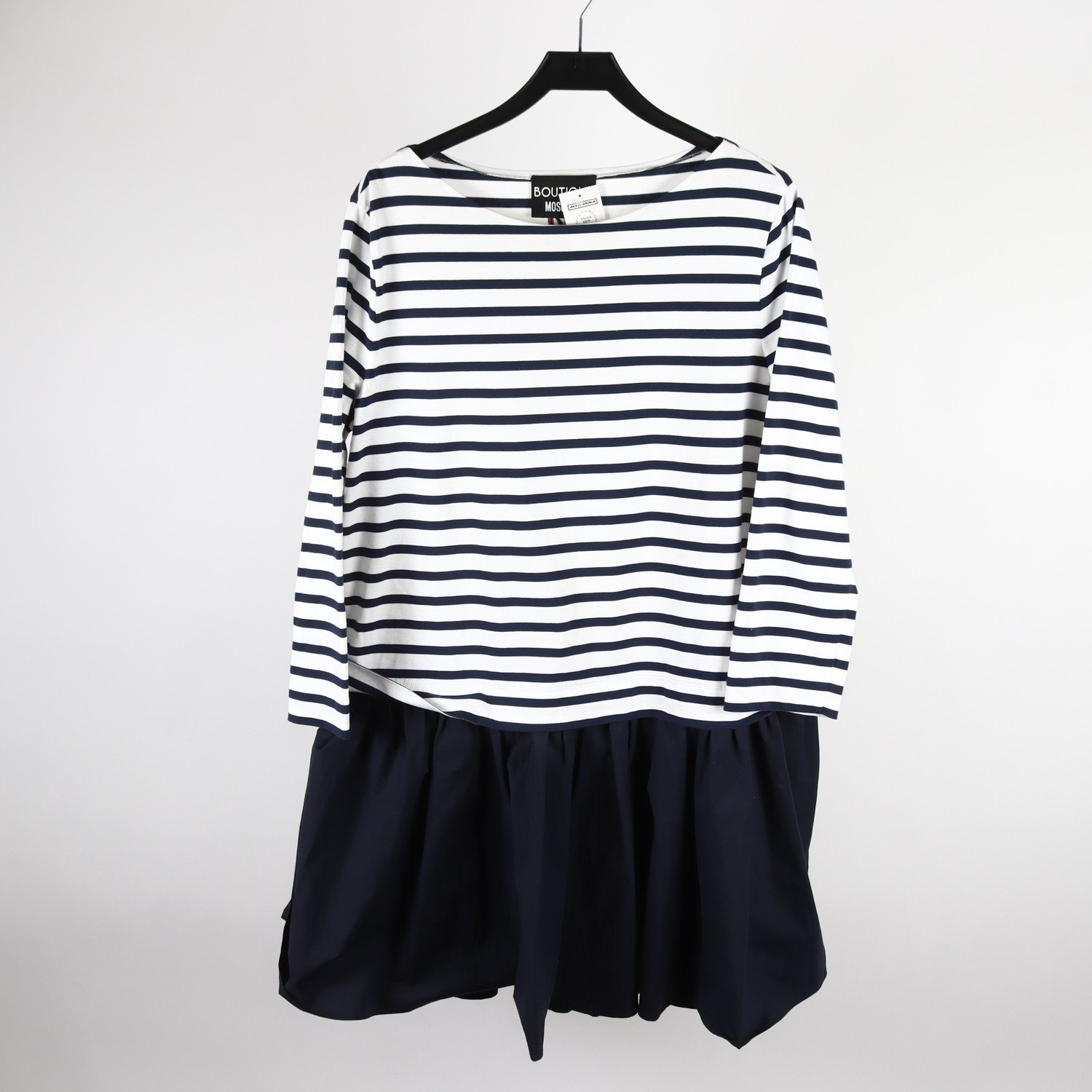 Klänning, Boutique Moschino, blå, vit, stl. 40