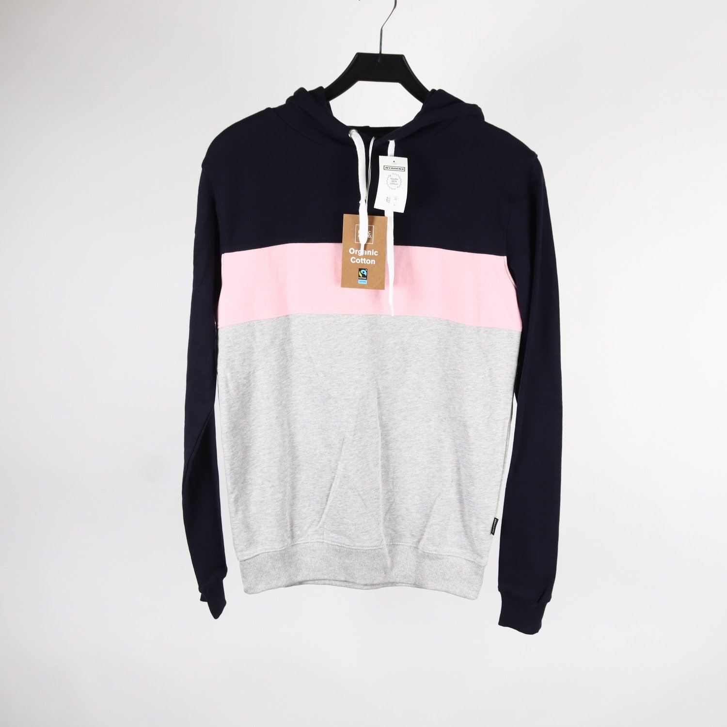 Hoodie, Dedicated, blå, grå, stl. XS