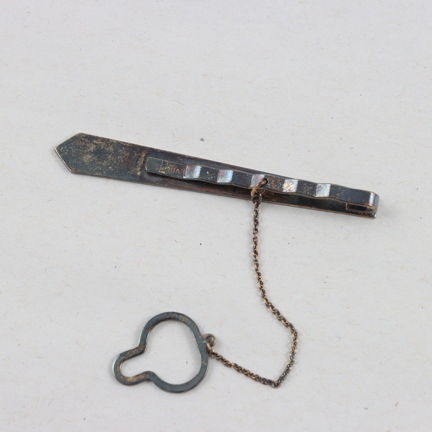 Slipsnål, Silver, Vikt: 5,8g