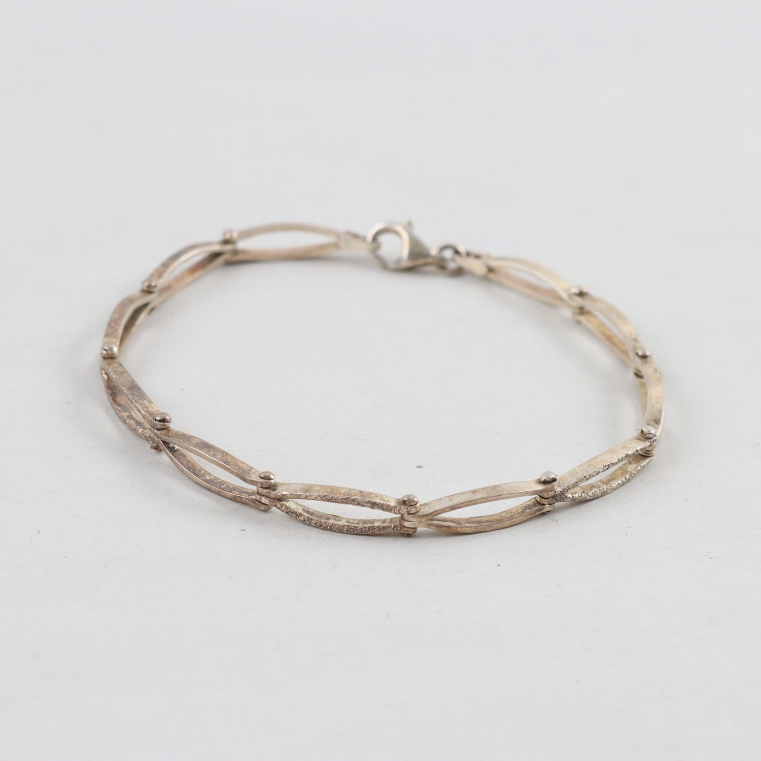 Armband, silver. Vikt: 7,3g