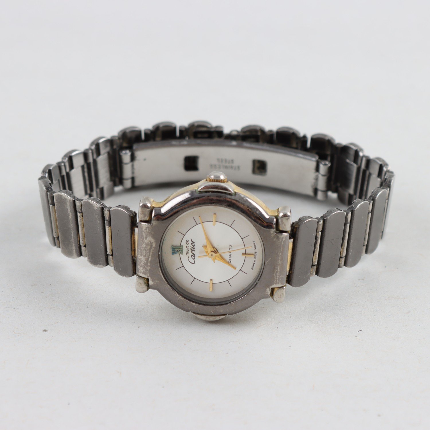 Armbandsur, Dam, must de Cartier, Silver, quartz, brv: 35g