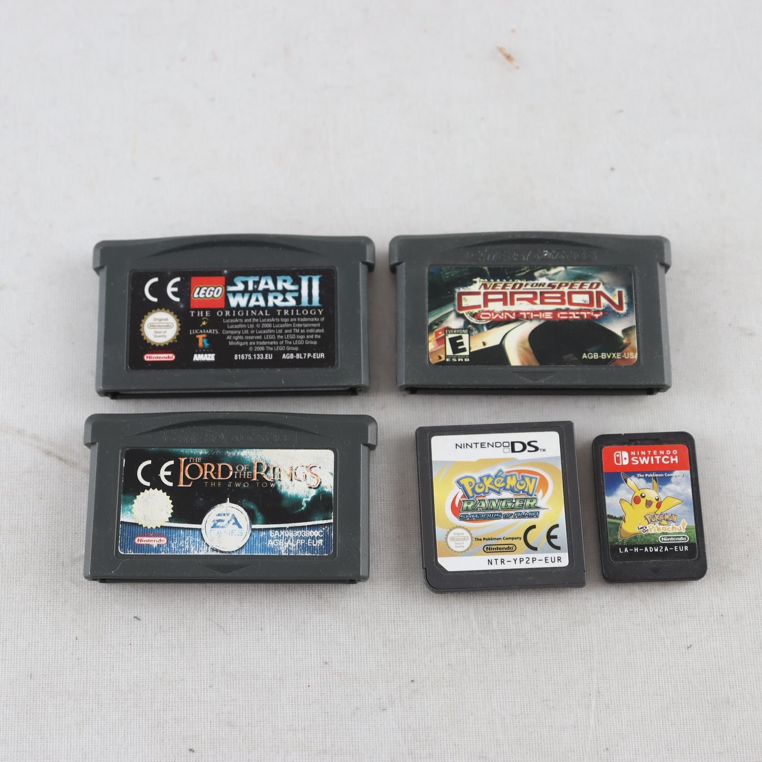 Handspel, Nintendo , 5st blandat.