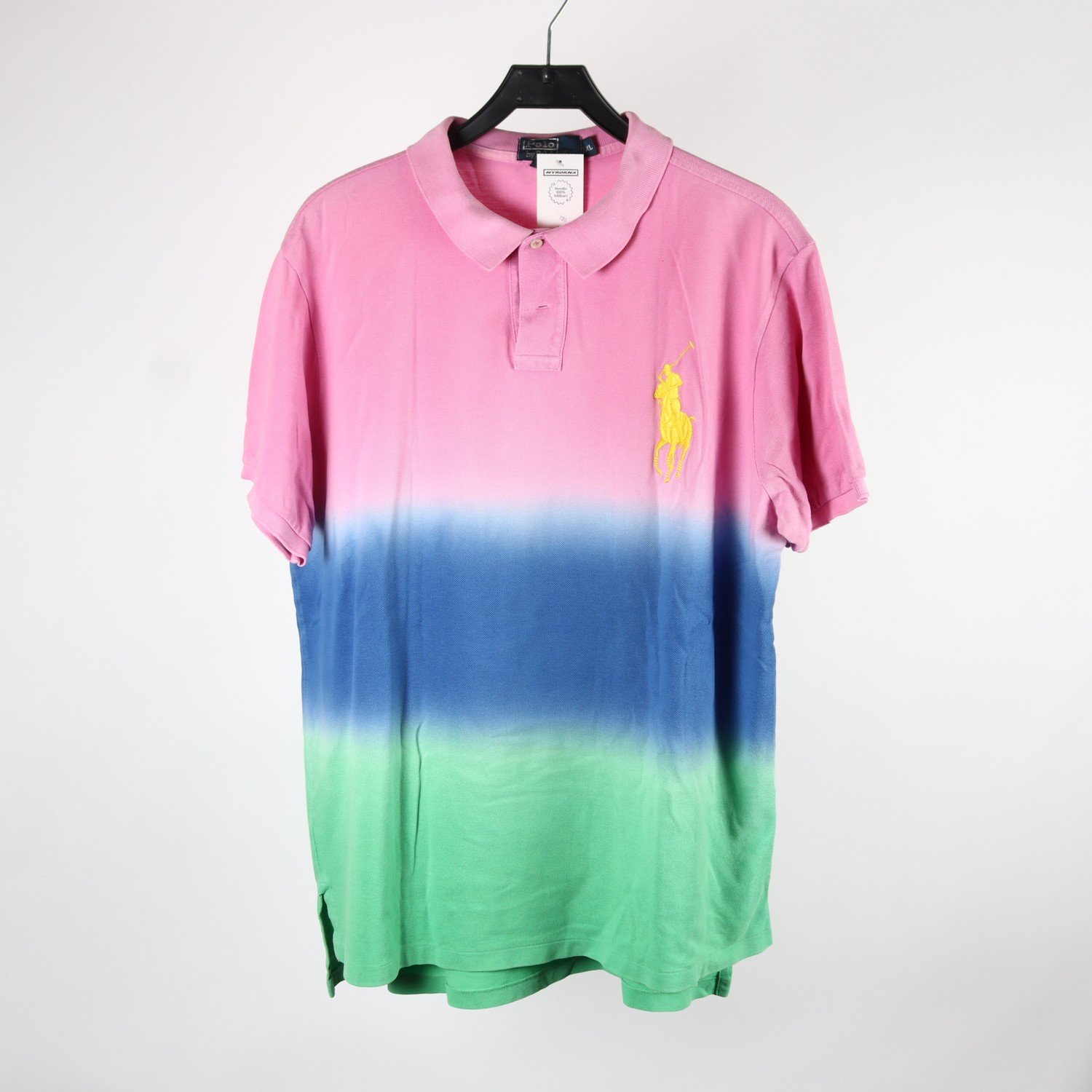 Pikètröja, Polo Ralph Lauren, rosa, blå, grön, stl. XL