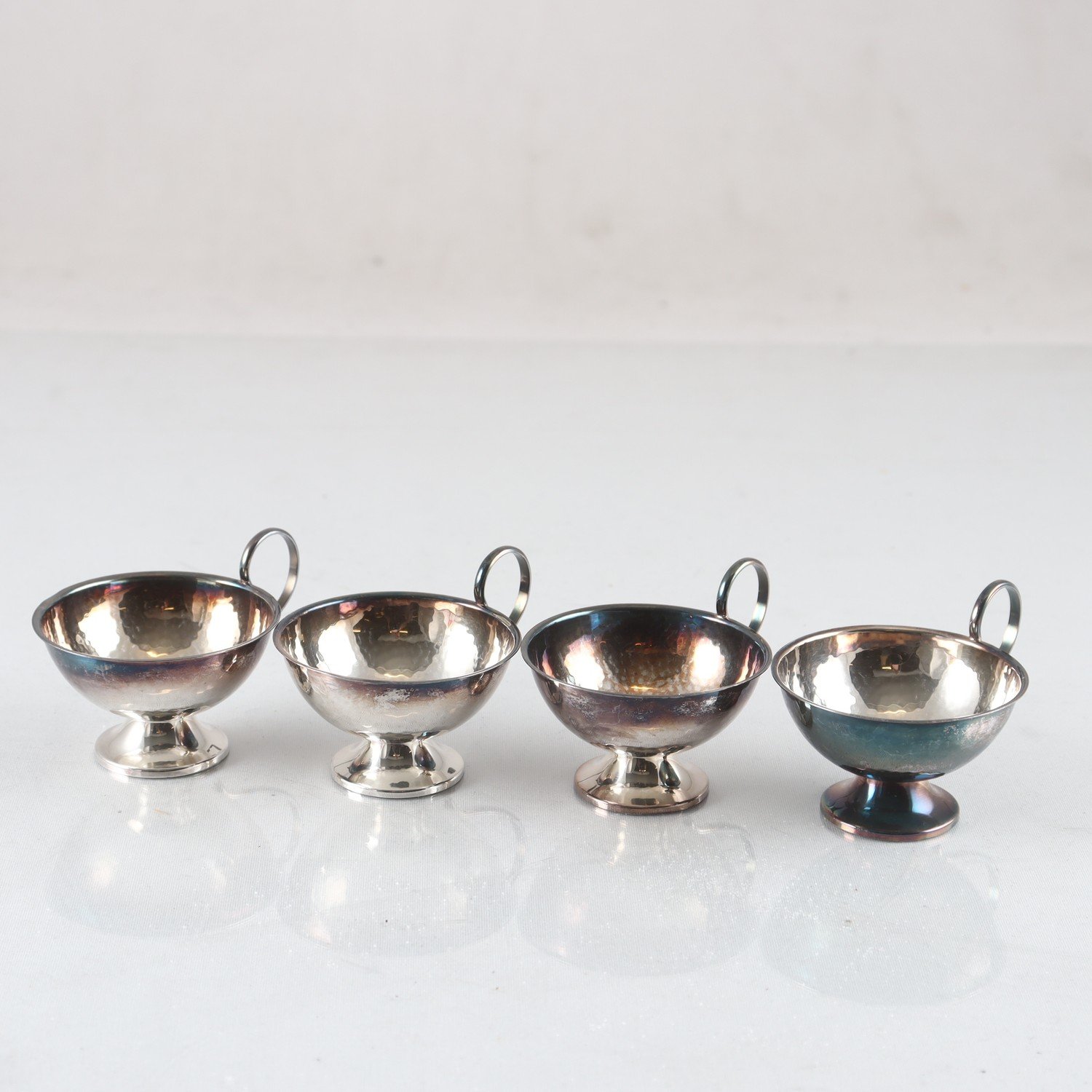 Punschmuggar, silver, KE&EC, Göteborg, 1966, 4 st
