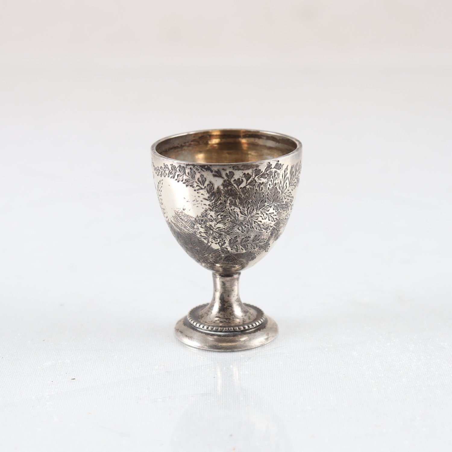 Äggkopp, silver, Sheffield, år 1901