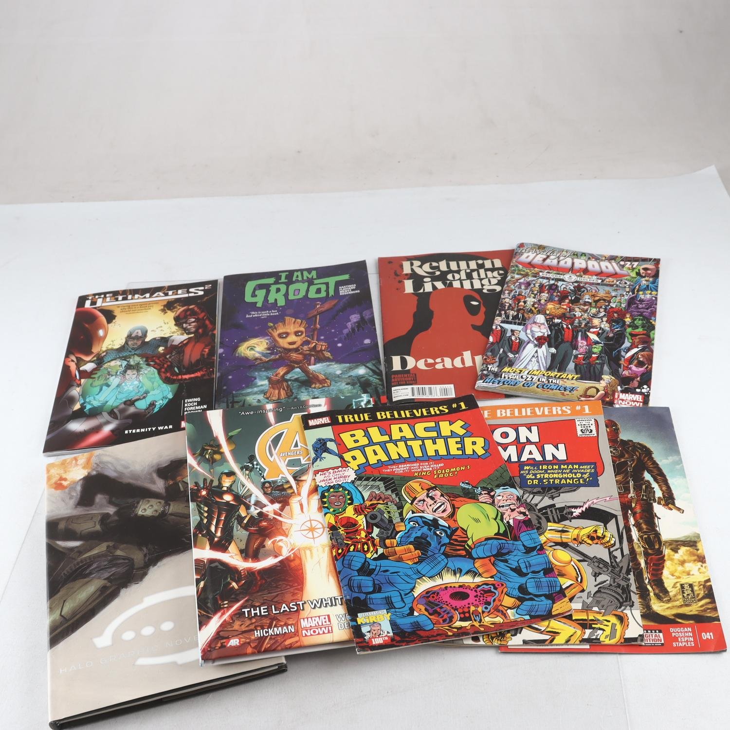 Paket med 9 volymer från Marvel