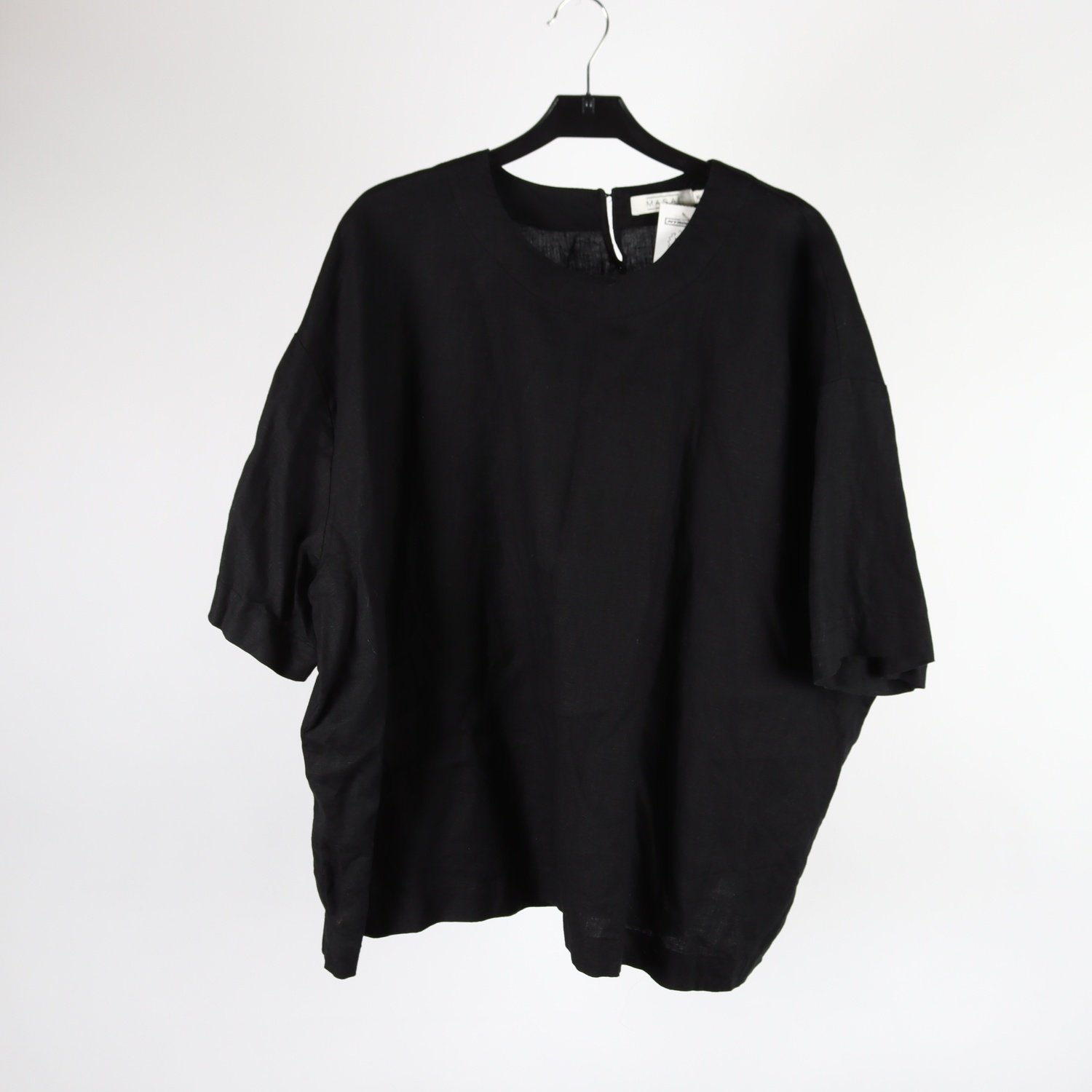 Blus, Masai, svart, lin, stl. XL