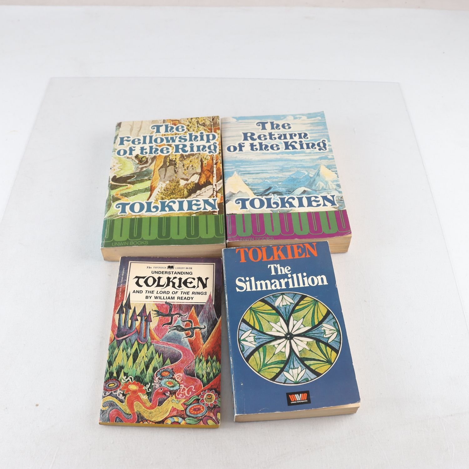 J.R.R. Tolkien, bokpaket med 4 volymer