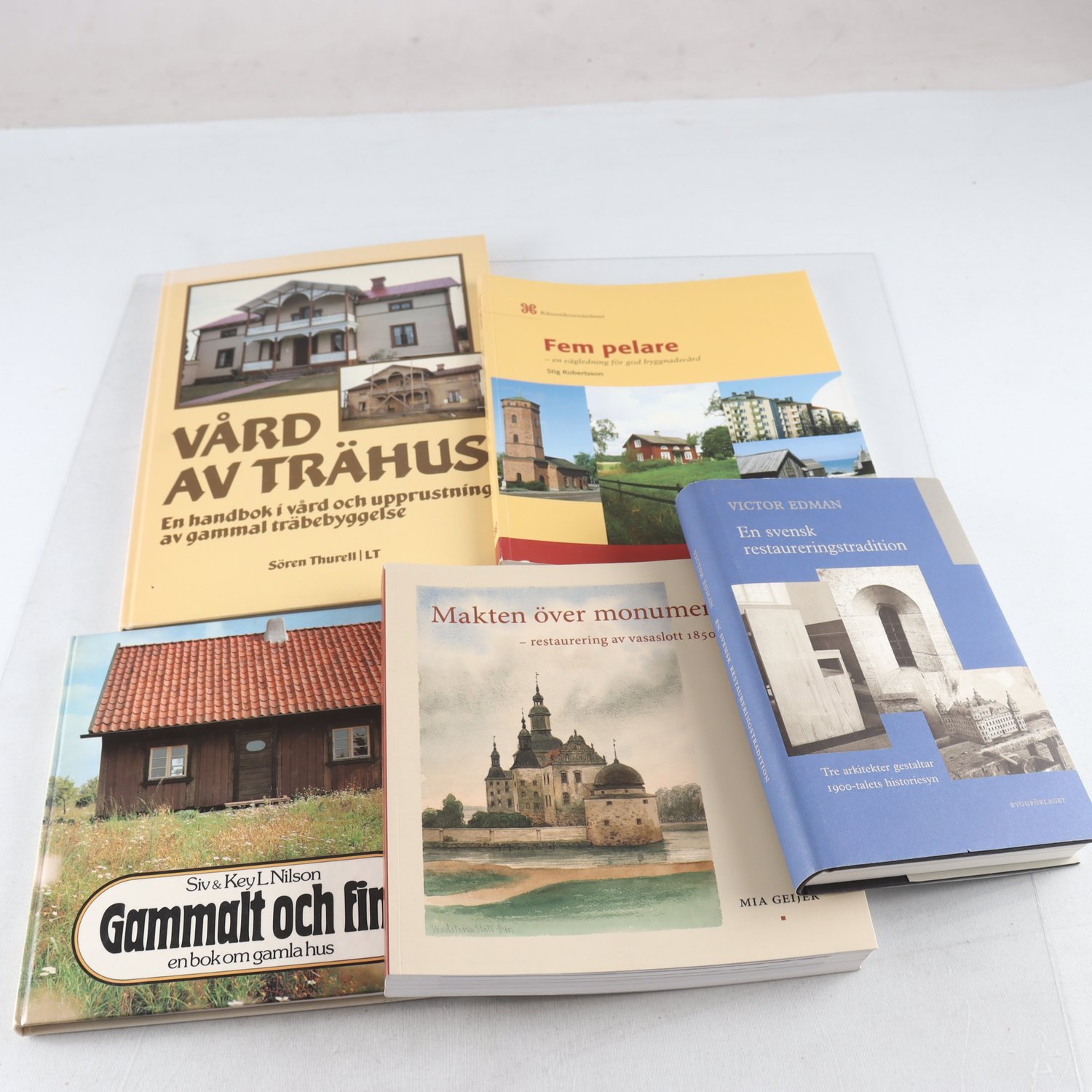 Byggnadsvård och -restaurering, bokpaket med 5 volymer