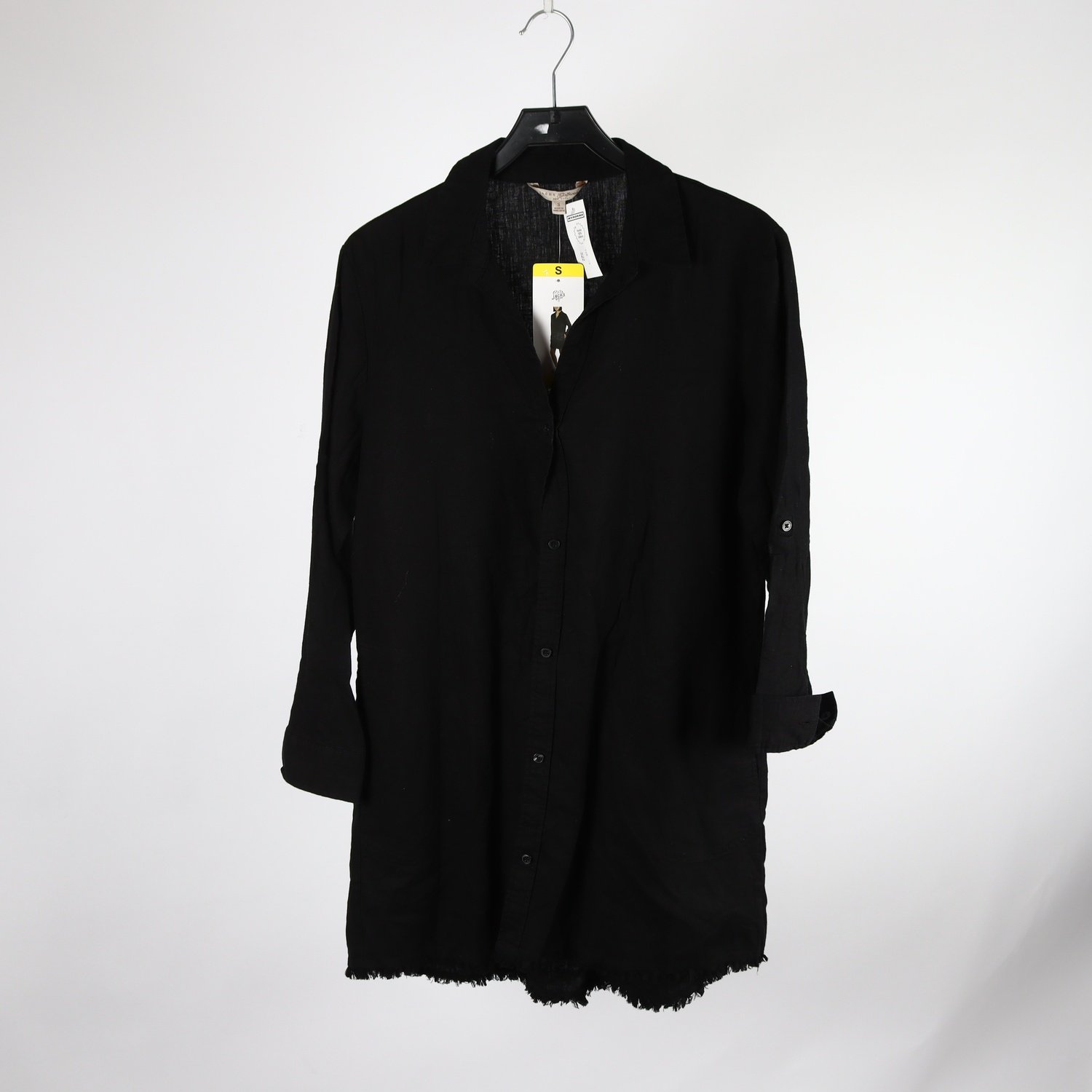Blus, Jachs Girlfriend, svart, linblandning, stl. S