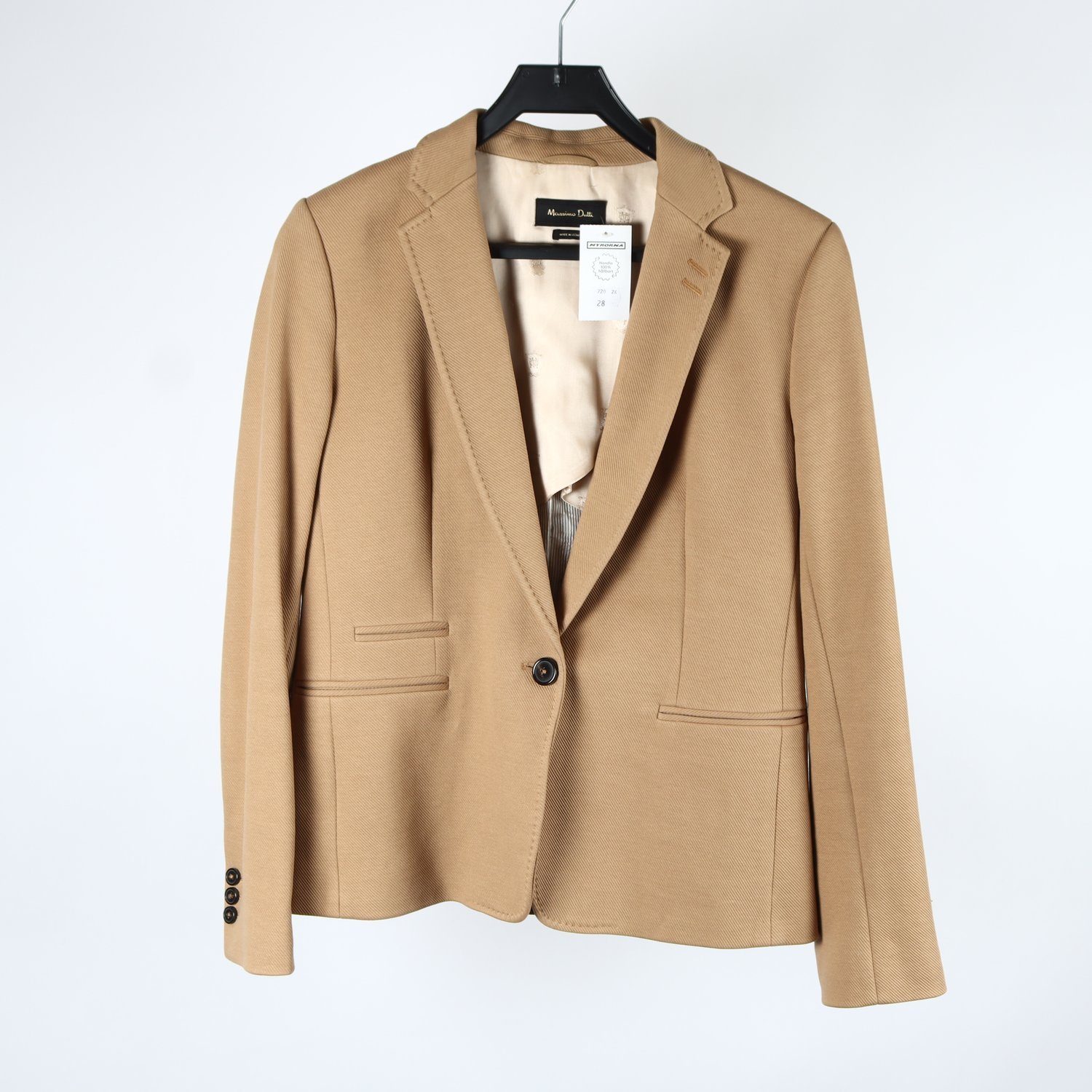 Kavaj, Massimo Dutti, beige, stl. 44