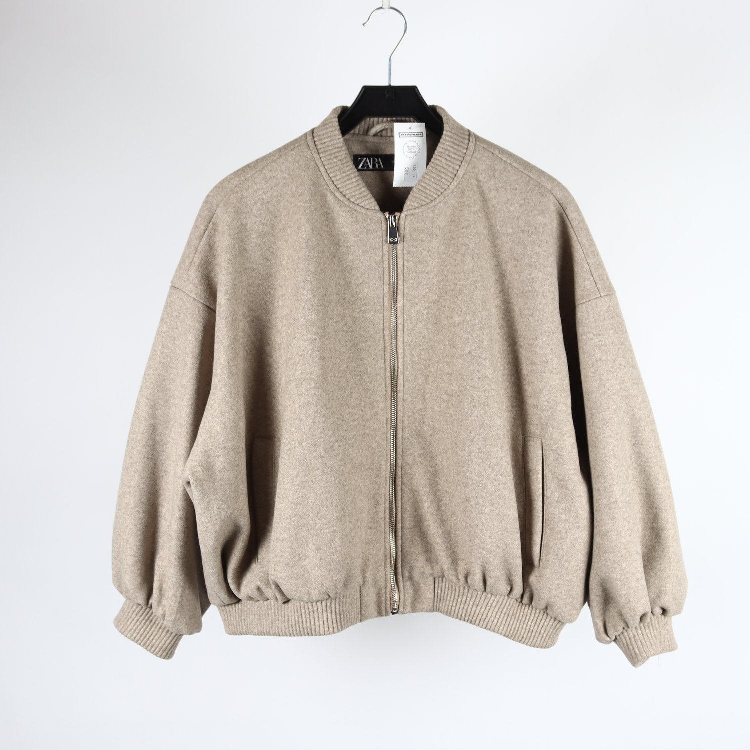 Jacka, Zara, grå, beige, stl. L