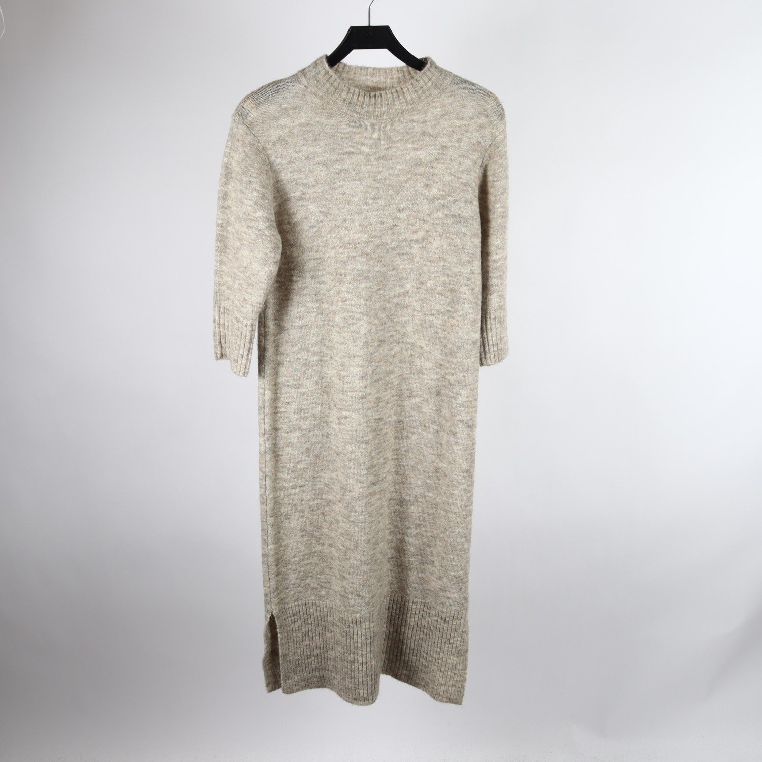 Klänning, Pulz Jeans, grå, ull, mohair, stl. S