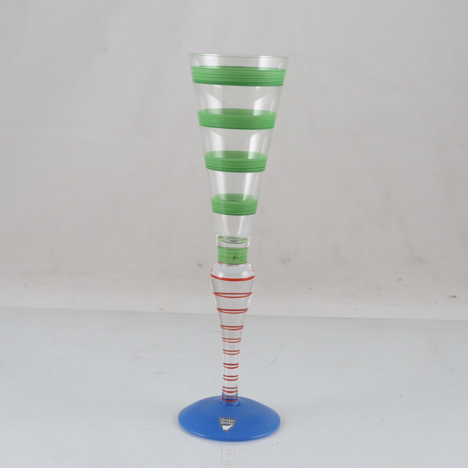 Champangeglas, Clown, Anne Nilsson, Orrefors. Samfraktas ej