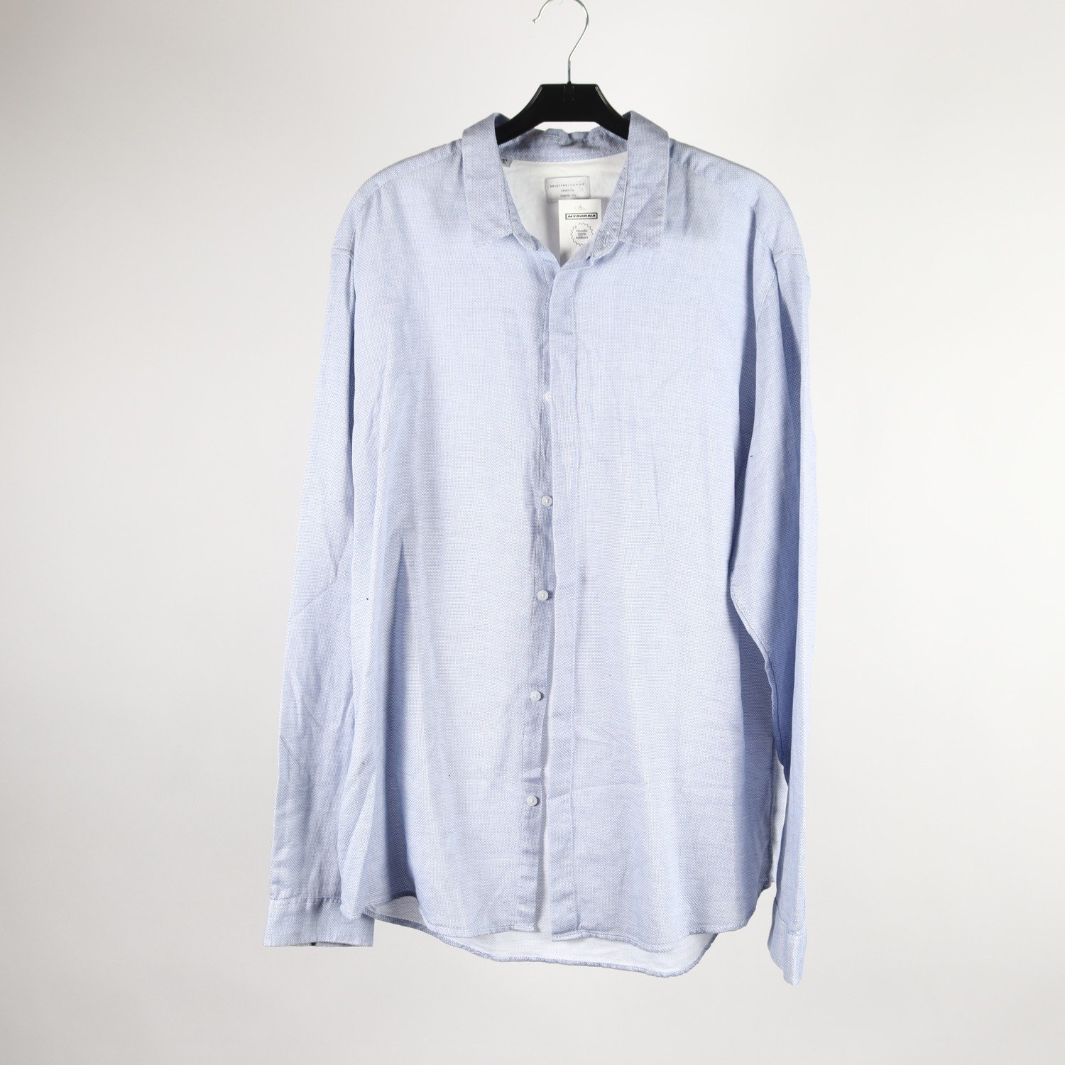 Skjorta, Selected Homme, vit, blå, stl. 44