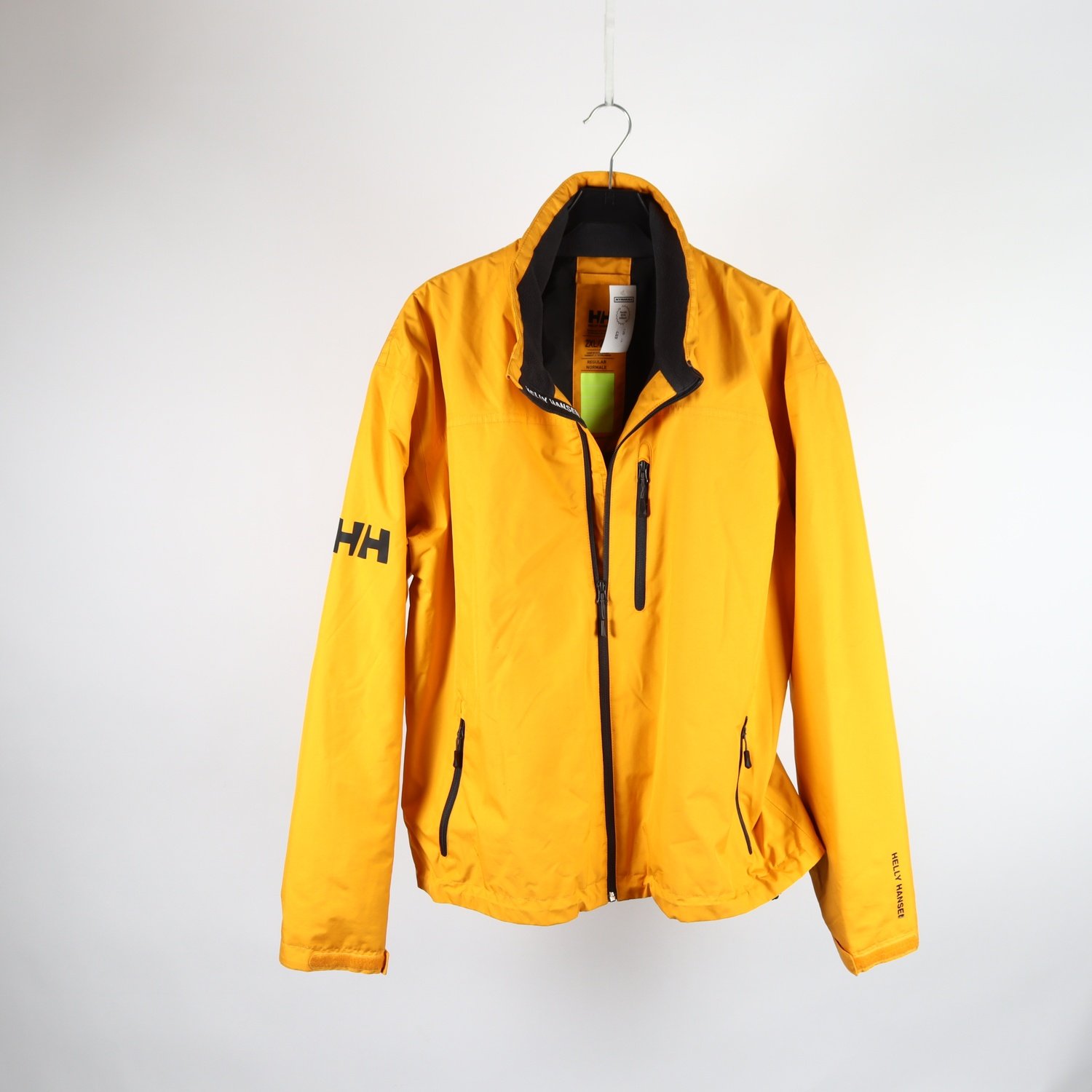 Vindjacka, Helly Hansen, gul, stl. 2XL