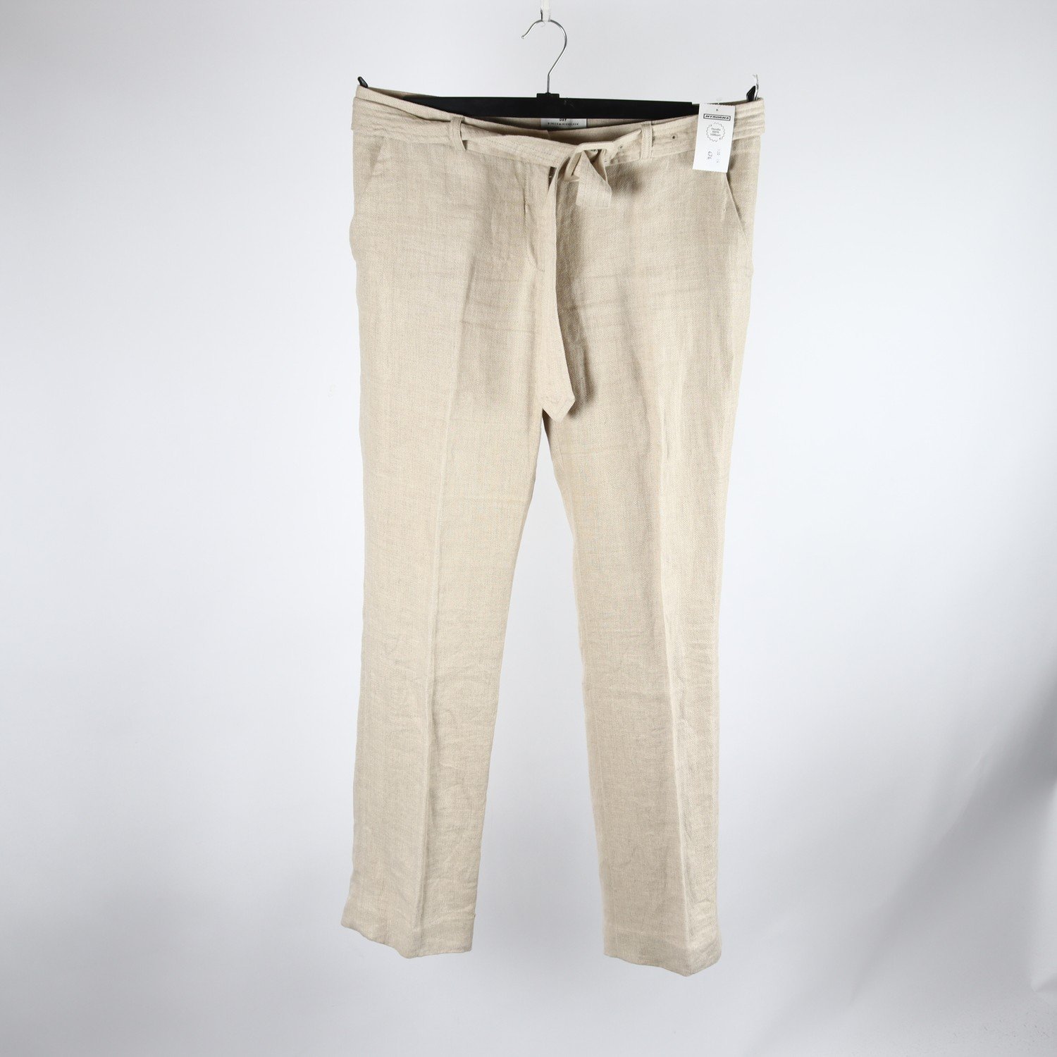 Byxor, Day Birger et Mikkelsen, benvit, lin, stl. 40