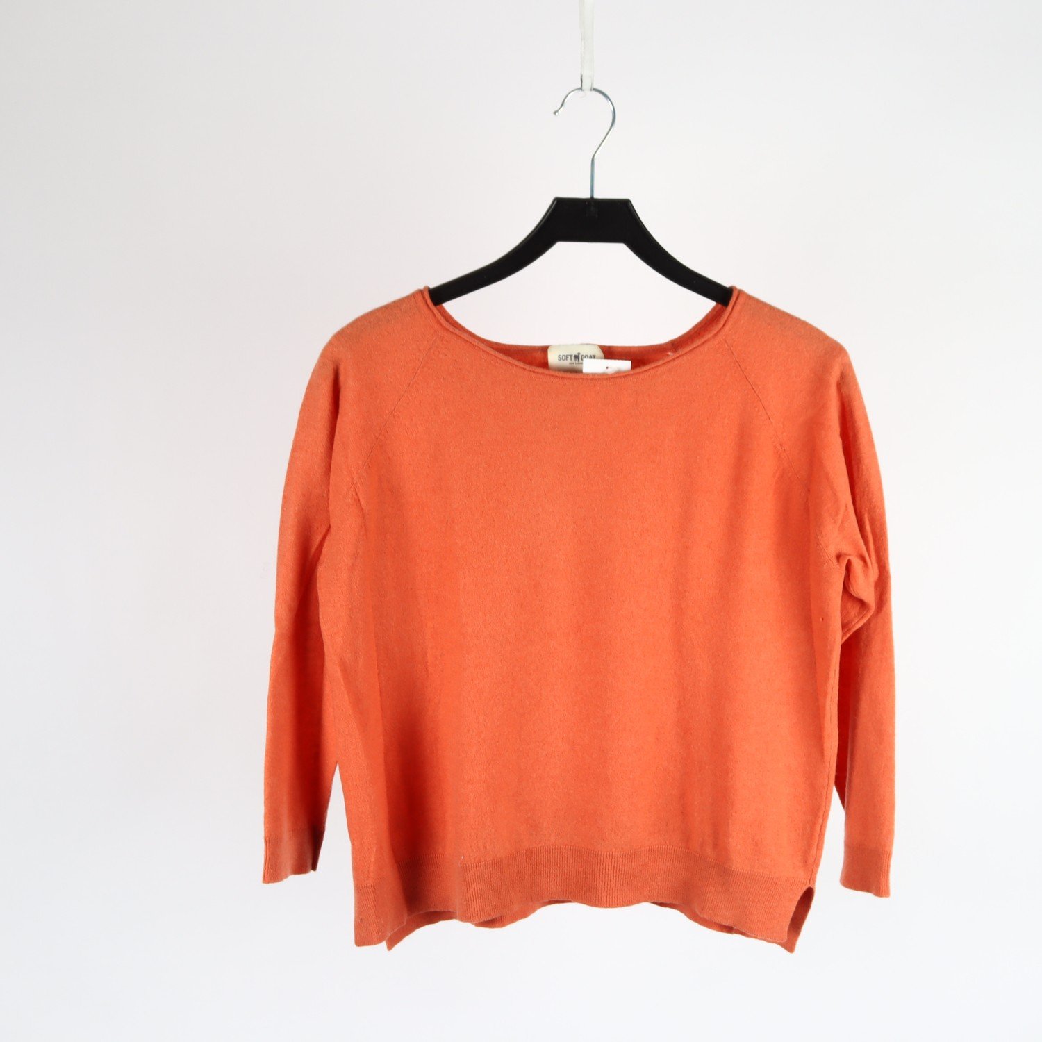 Tröja, Soft Goat, orange, cashmere, stl. L