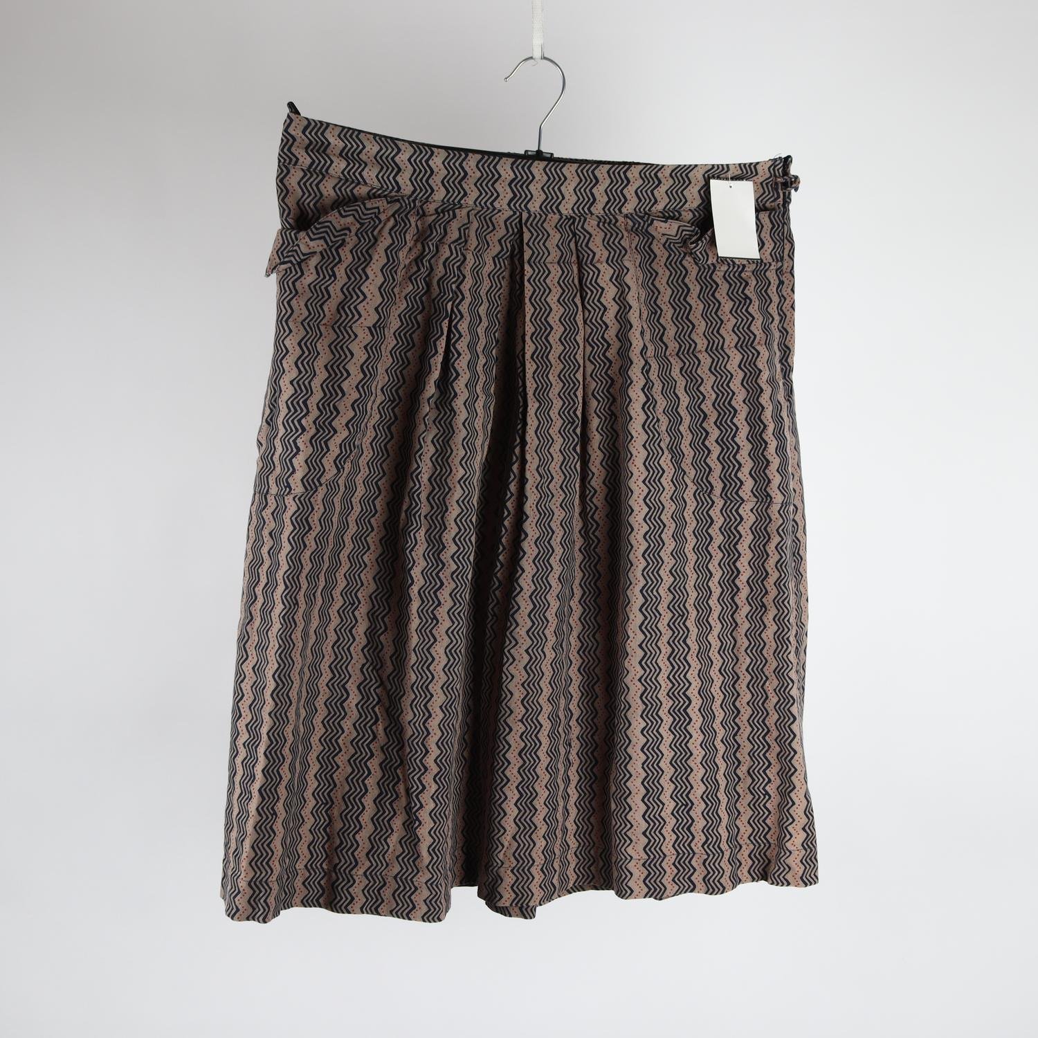 Kjol, Gudrun Sjödén, beige, blå, stl. L