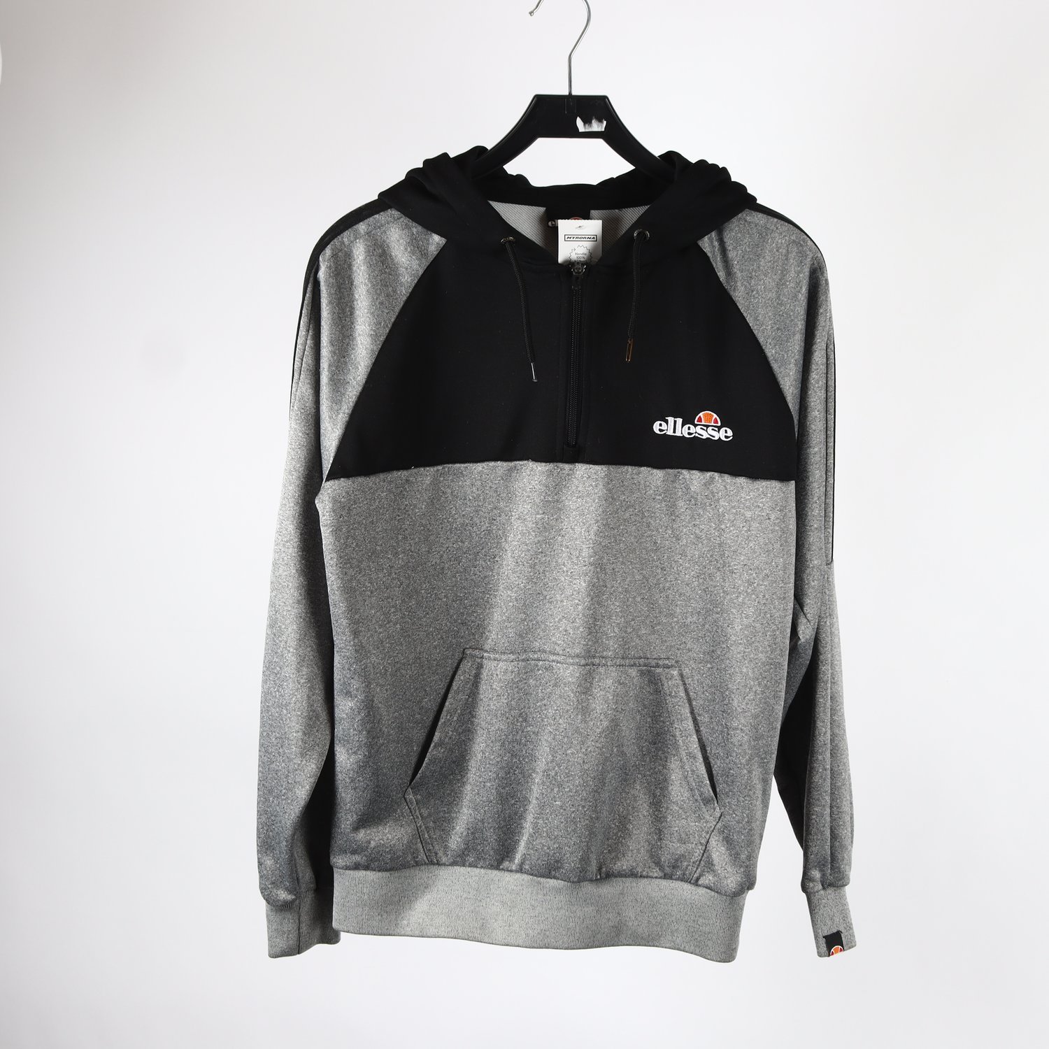 Hoodie, Ellesse, grå, svart, stl. M