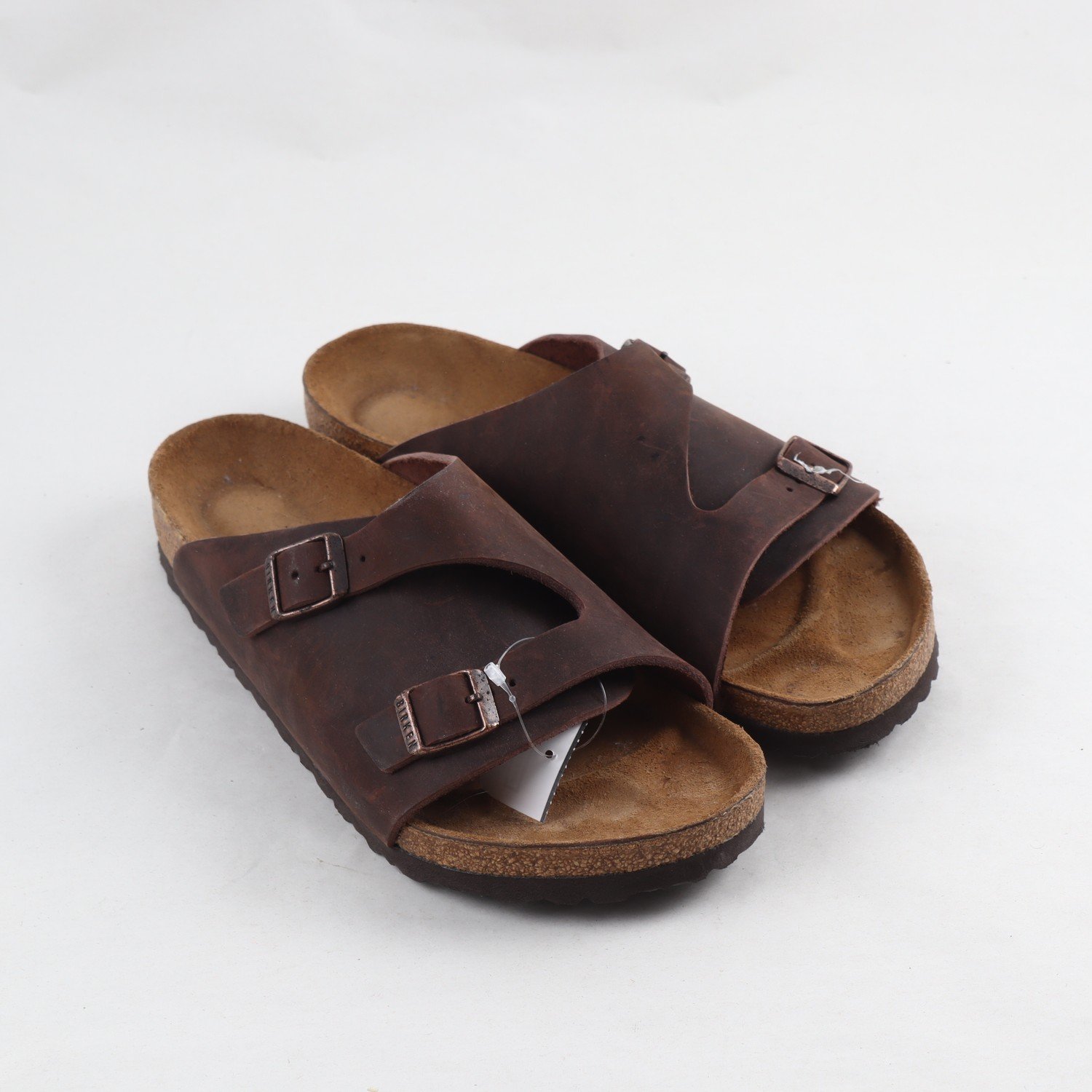 Sandaler, Birkenstock, brun, skinn, stl. 39