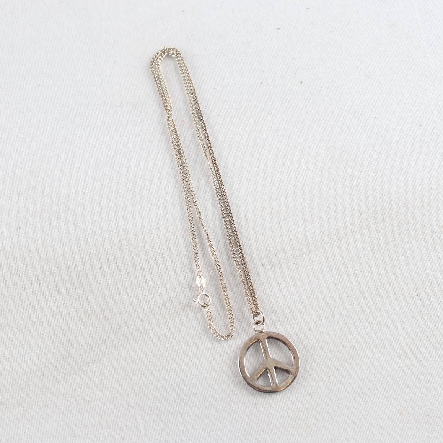 Halsband, Fredstecken, Silver 925