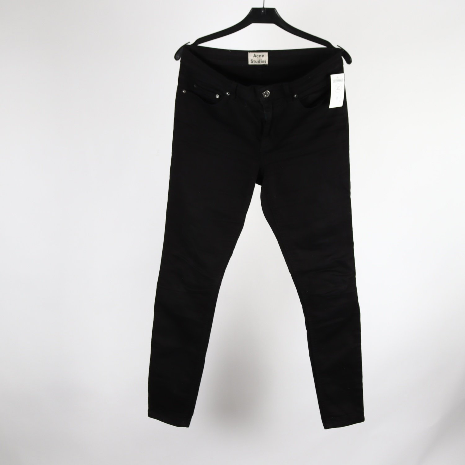 Jeans, Acne Studio, Skin 5 Black, svart, stl. 29/34